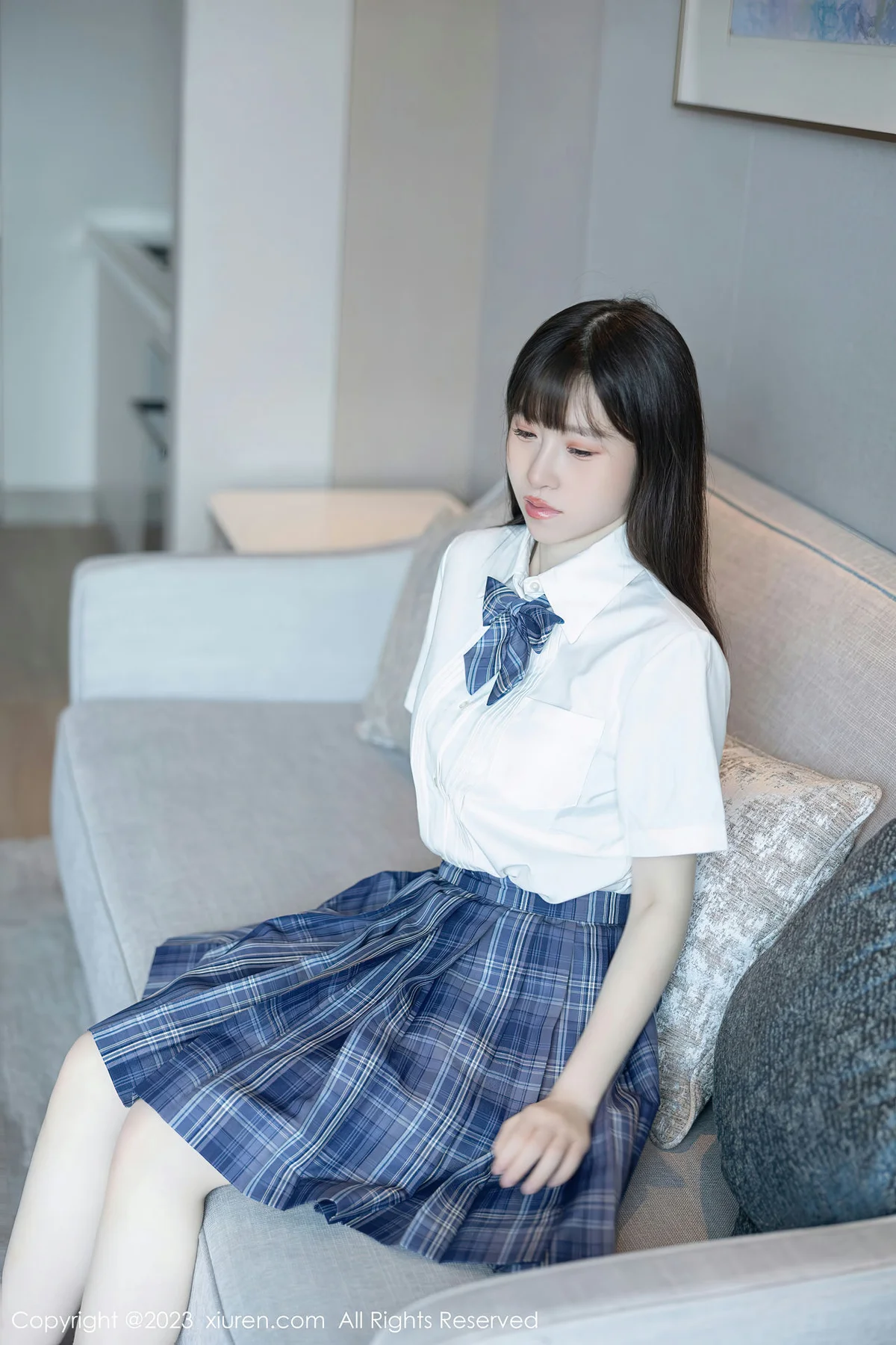 XiuRen 秀人 No.6993 林悠悠 jk短裙首套写真111 - 7