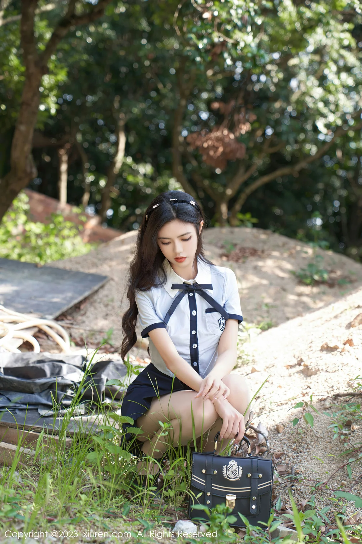 XiuRen 秀人 No.7028 浅浅Danny 性感Jk户外写真11 - 2