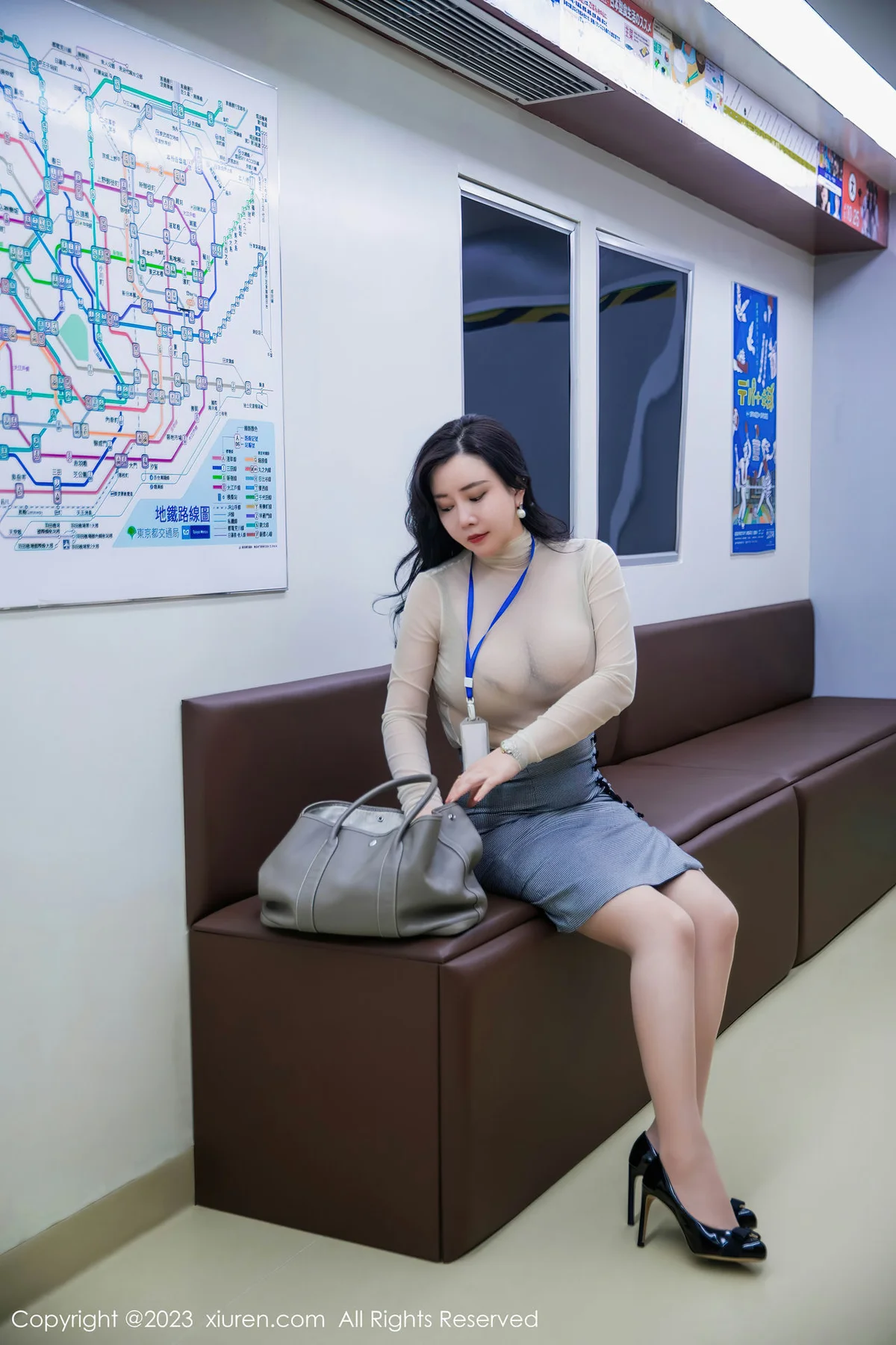 XiuRen 秀人 No.7054 王婉悠Queen 杏色内衣性感写真11 - 7