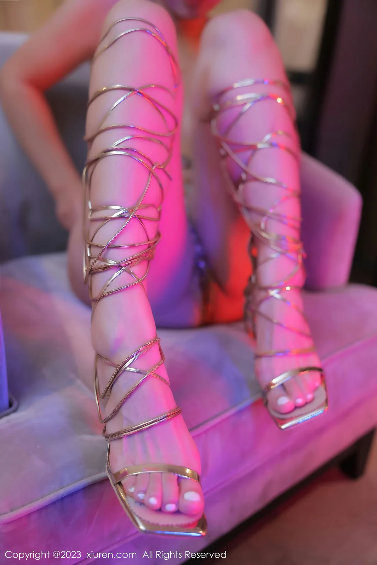 XiuRen 秀人 No.7058 大美妞儿 链子比基尼性感写真3 - 3