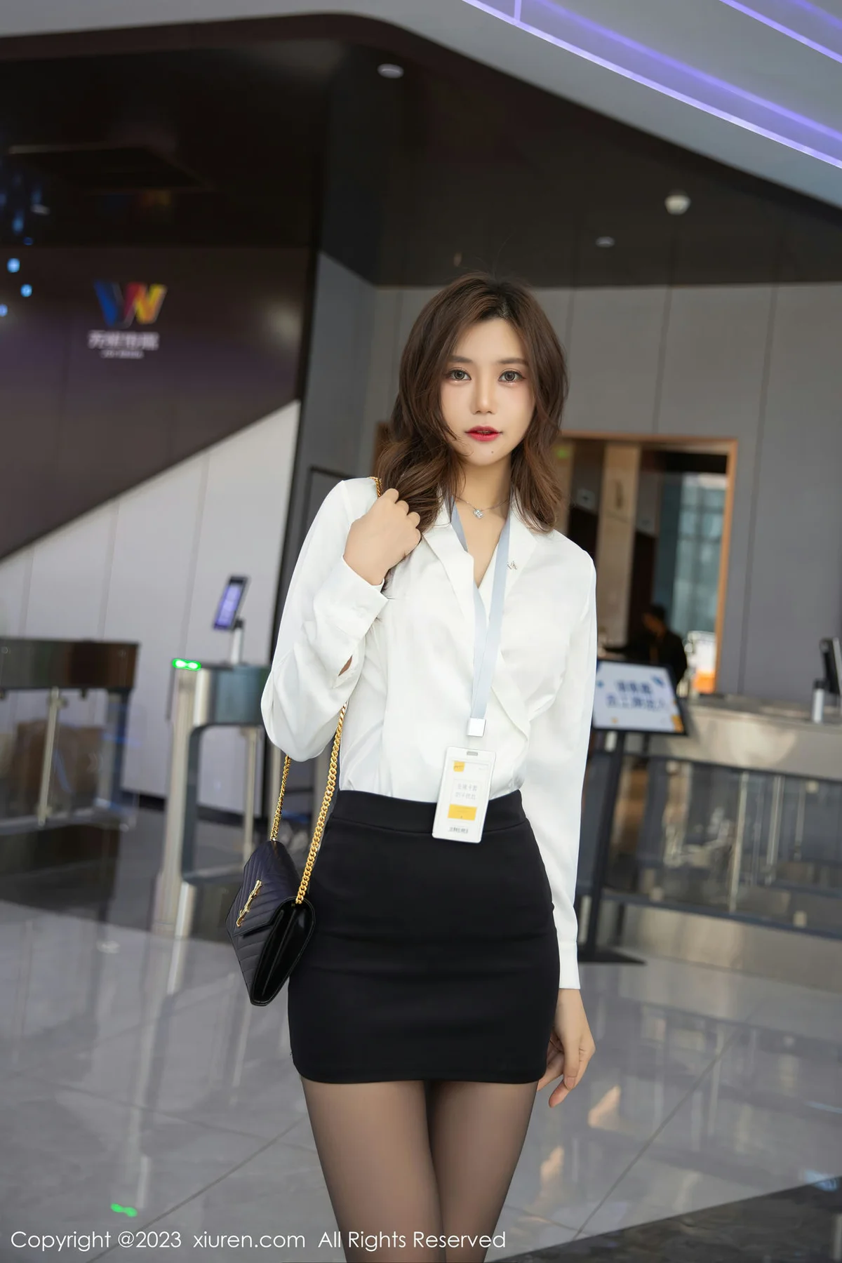 XiuRen 秀人 No.7079 绮里嘉ula 办公室OL巴厘岛写真1 - 1