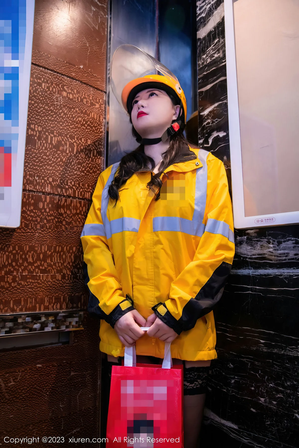 XiuRen 秀人 No.7093 王婉悠Queen 外卖员装扮性感写真2 - 1