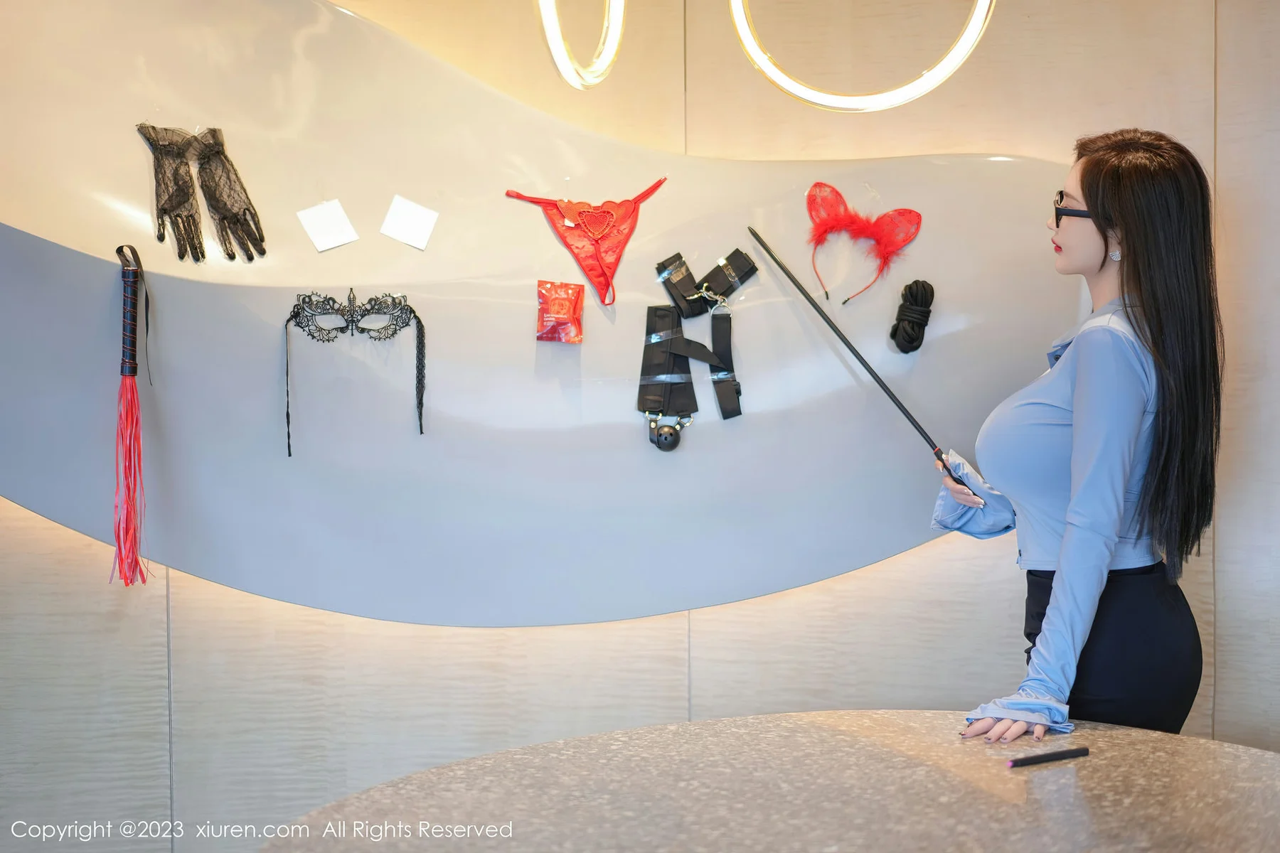 XiuRen 秀人 No.7095 Carol周妍希 魅惑黑丝性感写真3 - 1