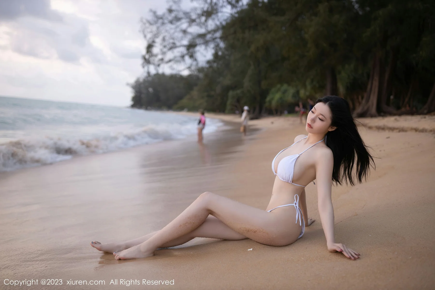XiuRen 秀人 No.7096 安然anran 白色比基尼泰国旅拍1 - 7
