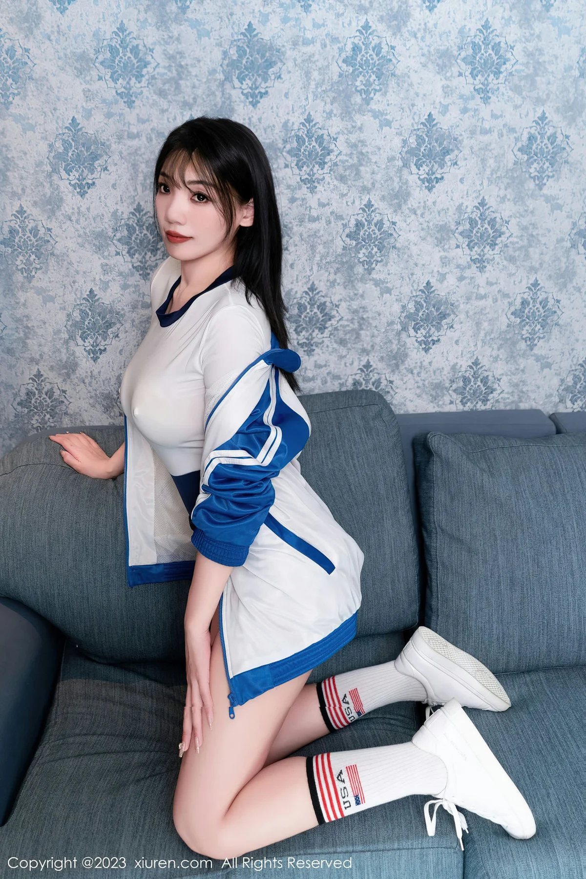 XiuRen 秀人 No.7106 小泡芙winna 窄边系列回归学生服3 - 3