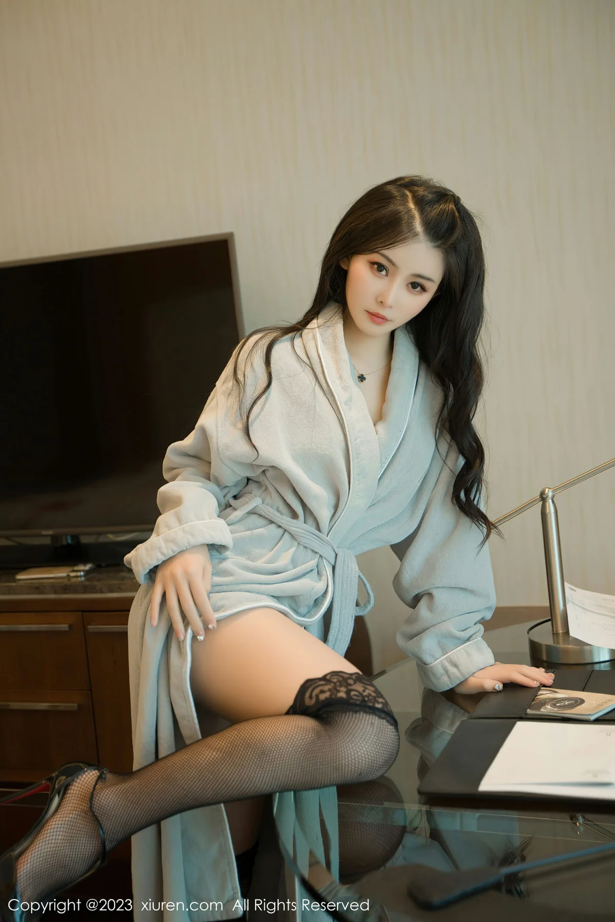 XiuRen 秀人 No.7107 柒喜小baby 蕾丝情趣性感写真 - 9