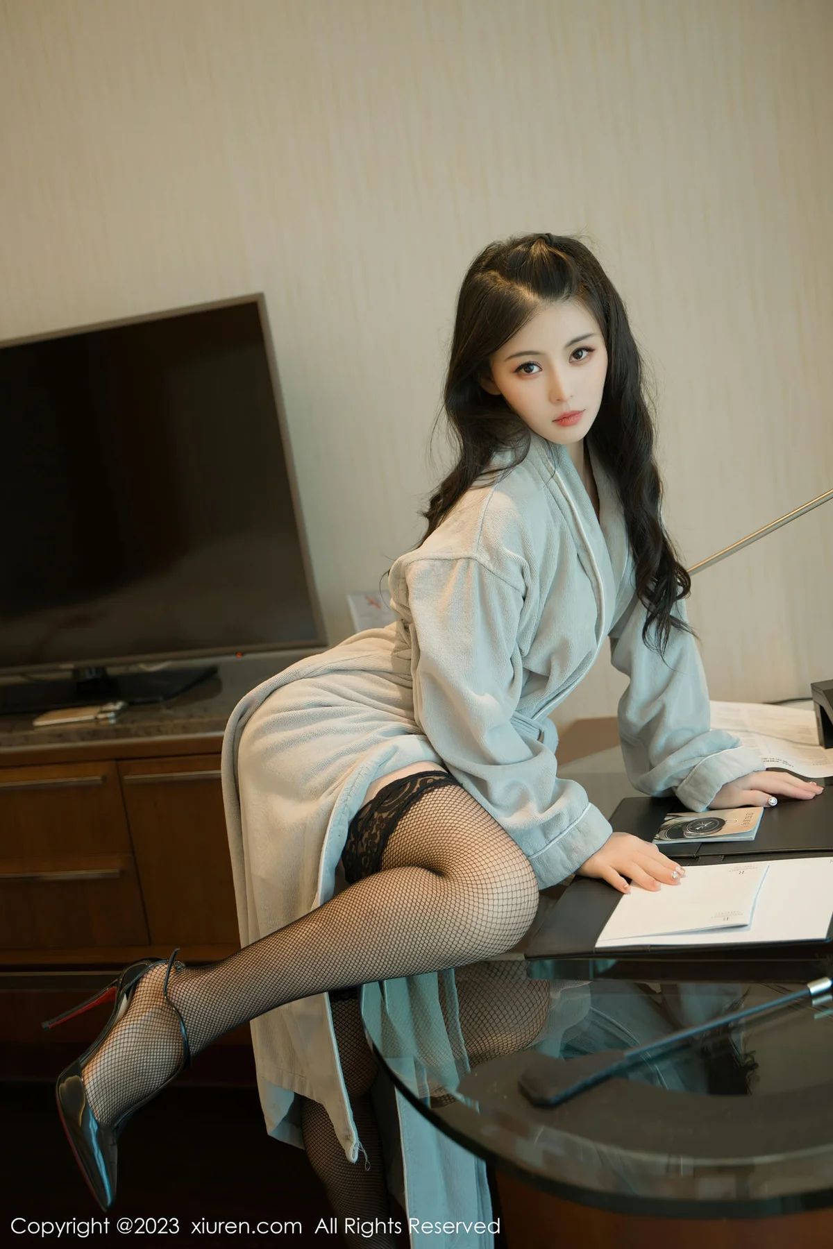 XiuRen 秀人 No.7107 柒喜小baby 蕾丝情趣性感写真 - 1