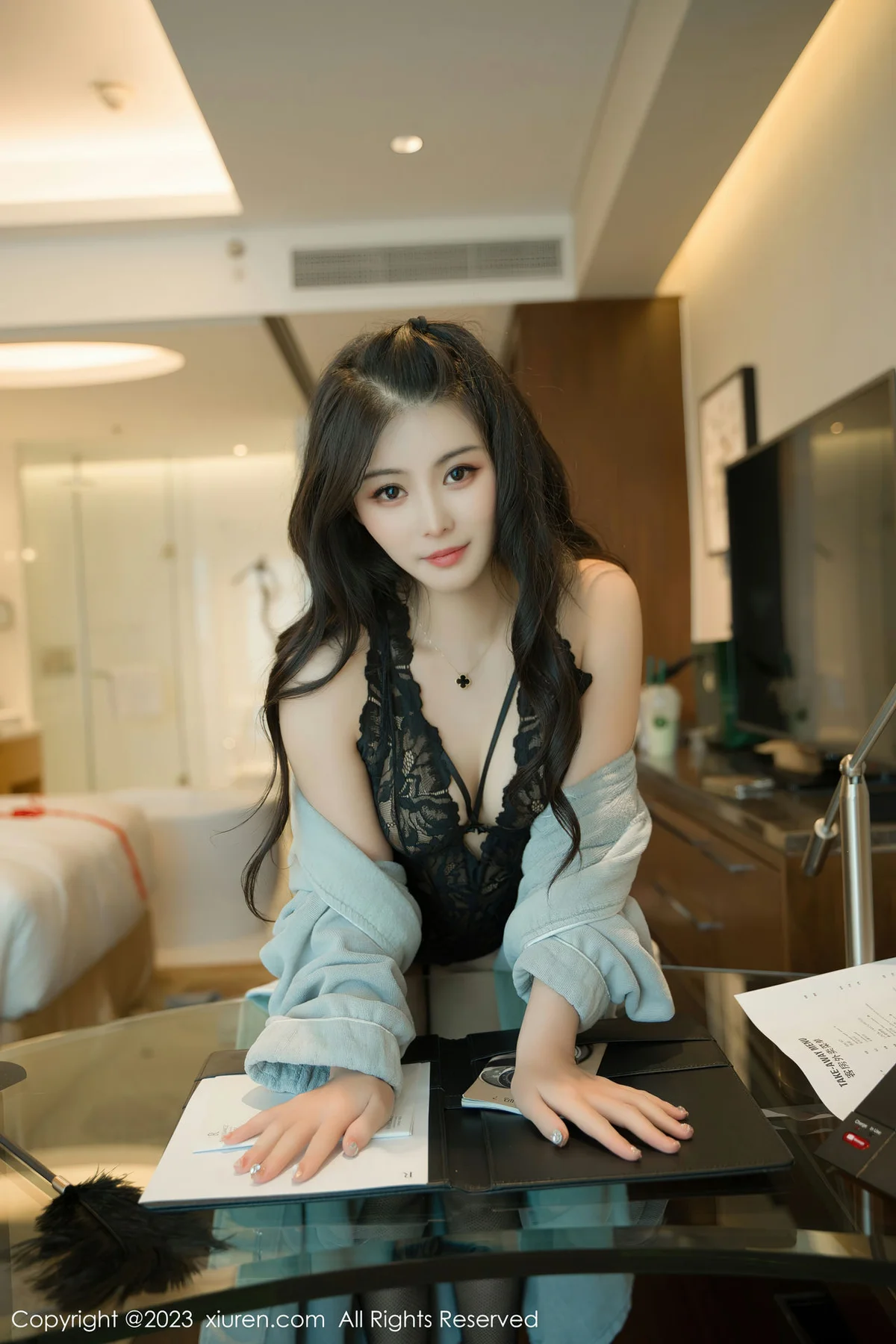 XiuRen 秀人 No.7107 柒喜小baby 蕾丝情趣性感写真 - 8