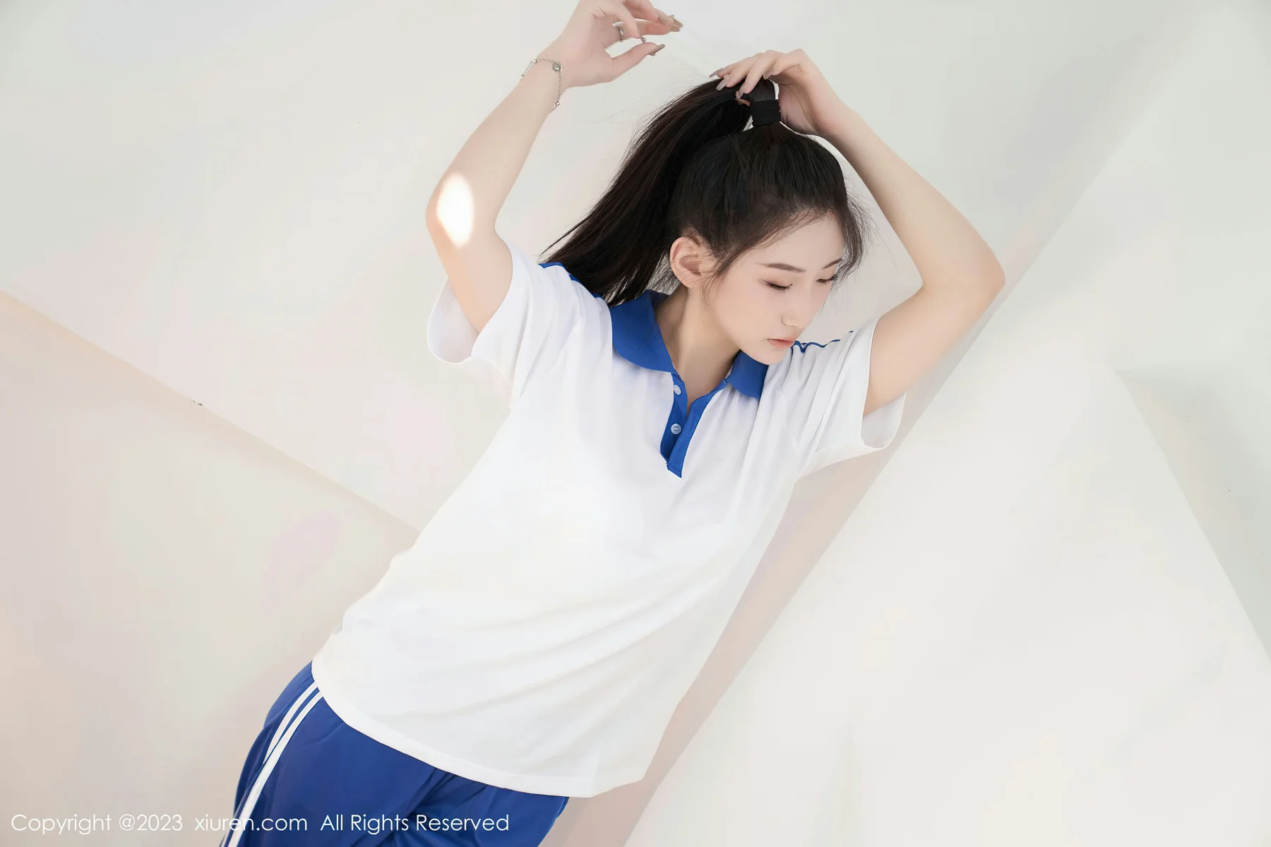 XiuRen 秀人 No.7110 沈青黛 白色蕾丝内衣性感写真1 - 5