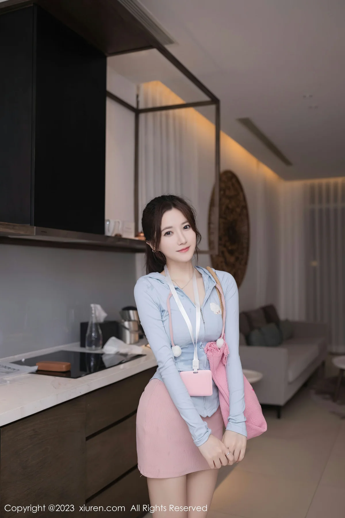 XiuRen 秀人 No.7120 鱼子酱Fish 浅粉色蕾丝内衣泰国旅拍11 - 7