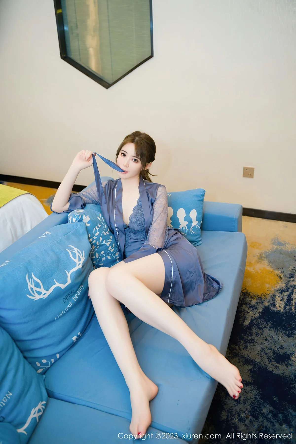 XiuRen 秀人 No.7130  yoo优优 情趣睡裙性感写真 - 8