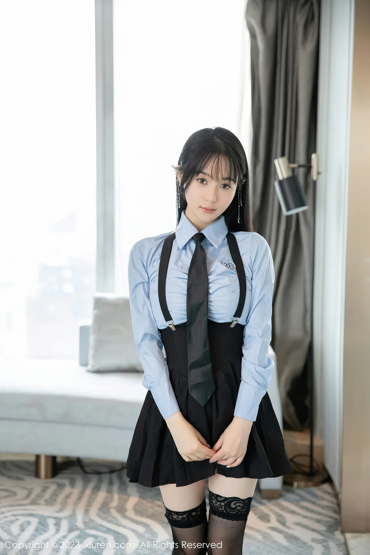 XiuRen 秀人 No.7140  柚琪Rich 性感学妹装扮33 - 2