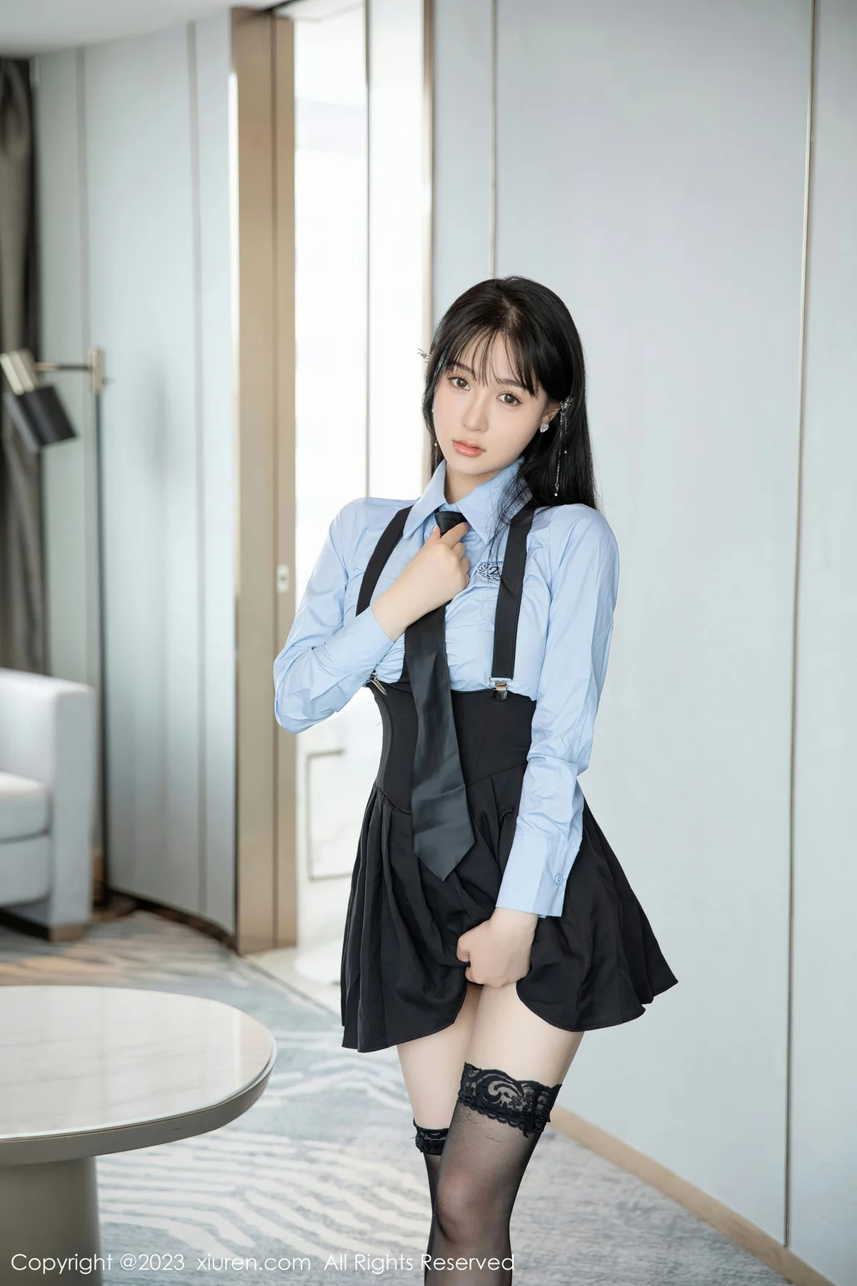 XiuRen 秀人 No.7140  柚琪Rich 性感学妹装扮33 - 6