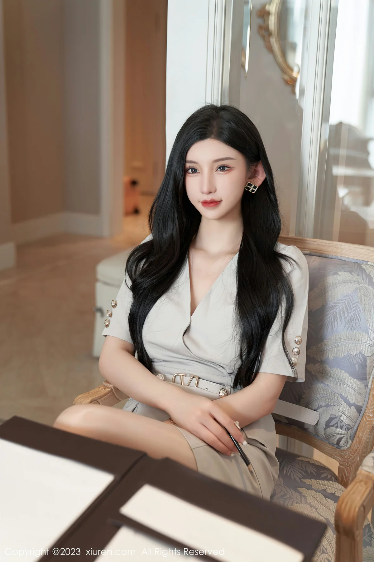 XiuRen 秀人 No.7157  周于希Sally 主题《女律师的寂寞》厦门旅拍111 - 5