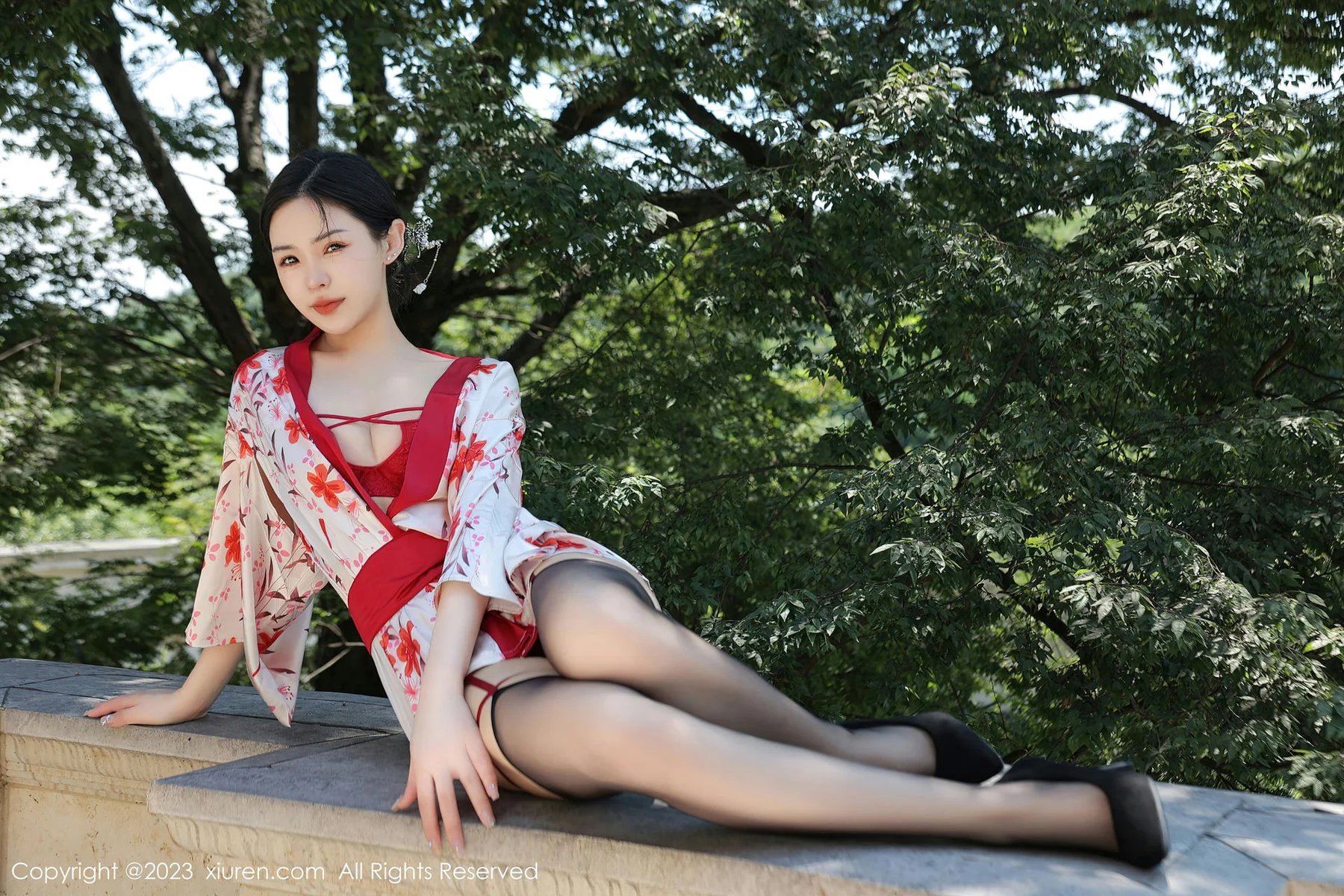 XiuRen 秀人 No.7177  米粒子 丝绸睡衣性感写真 - 2