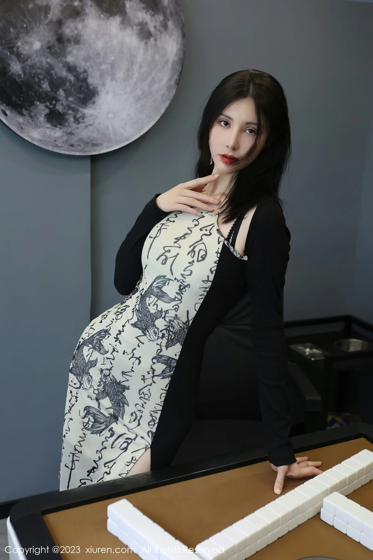 XiuRen 秀人 No.7178  曼柔 中国风连衣长裙性感写真 - 2