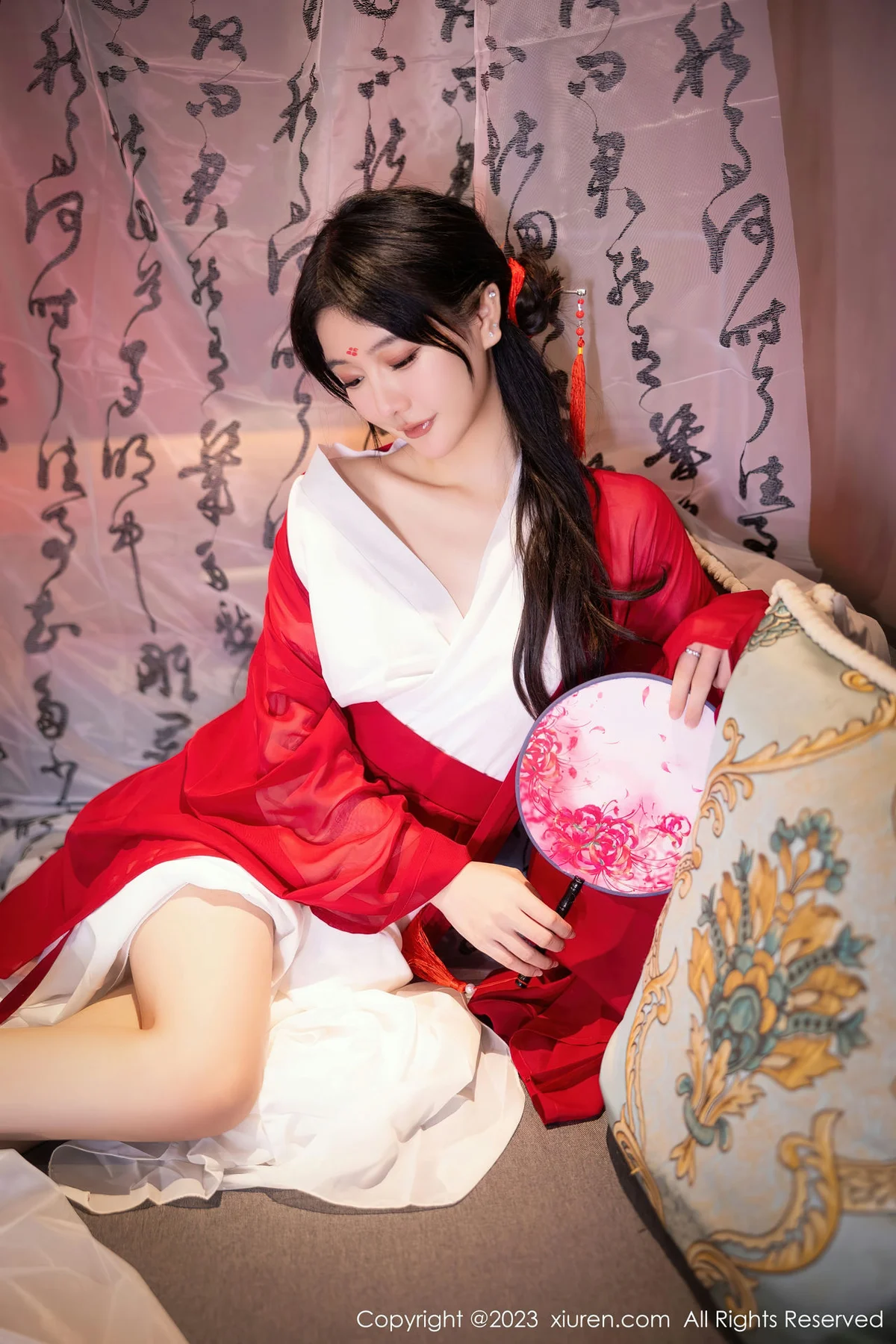 XiuRen 秀人 No.7192  幼幼 红色古装性感写真11 - 5