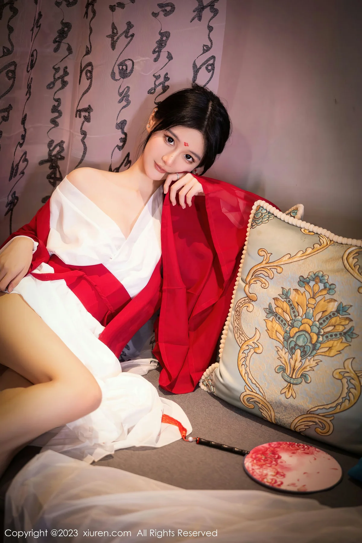 XiuRen 秀人 No.7192  幼幼 红色古装性感写真11 - 8