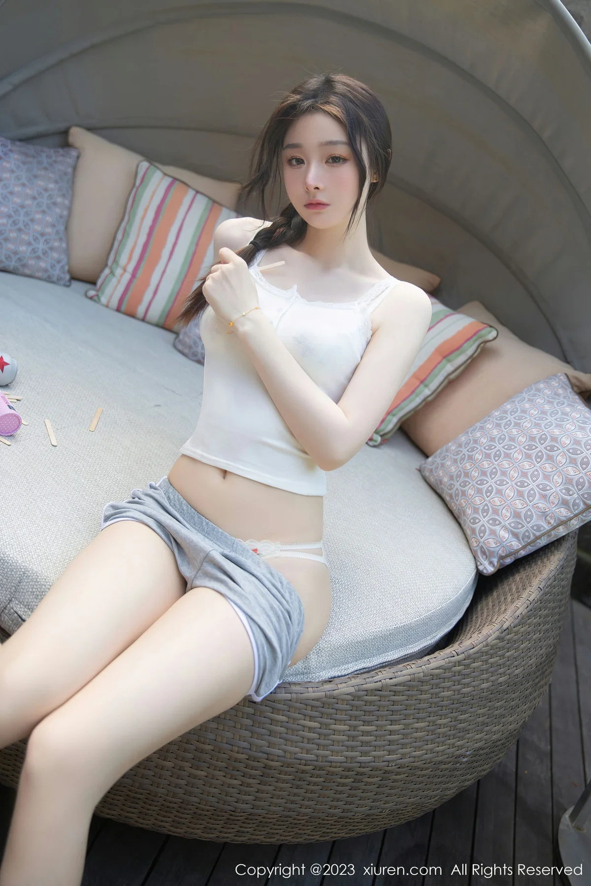 XiuRen 秀人 No.7221  是小逗逗 抽签小游戏主题性感写真 - 8