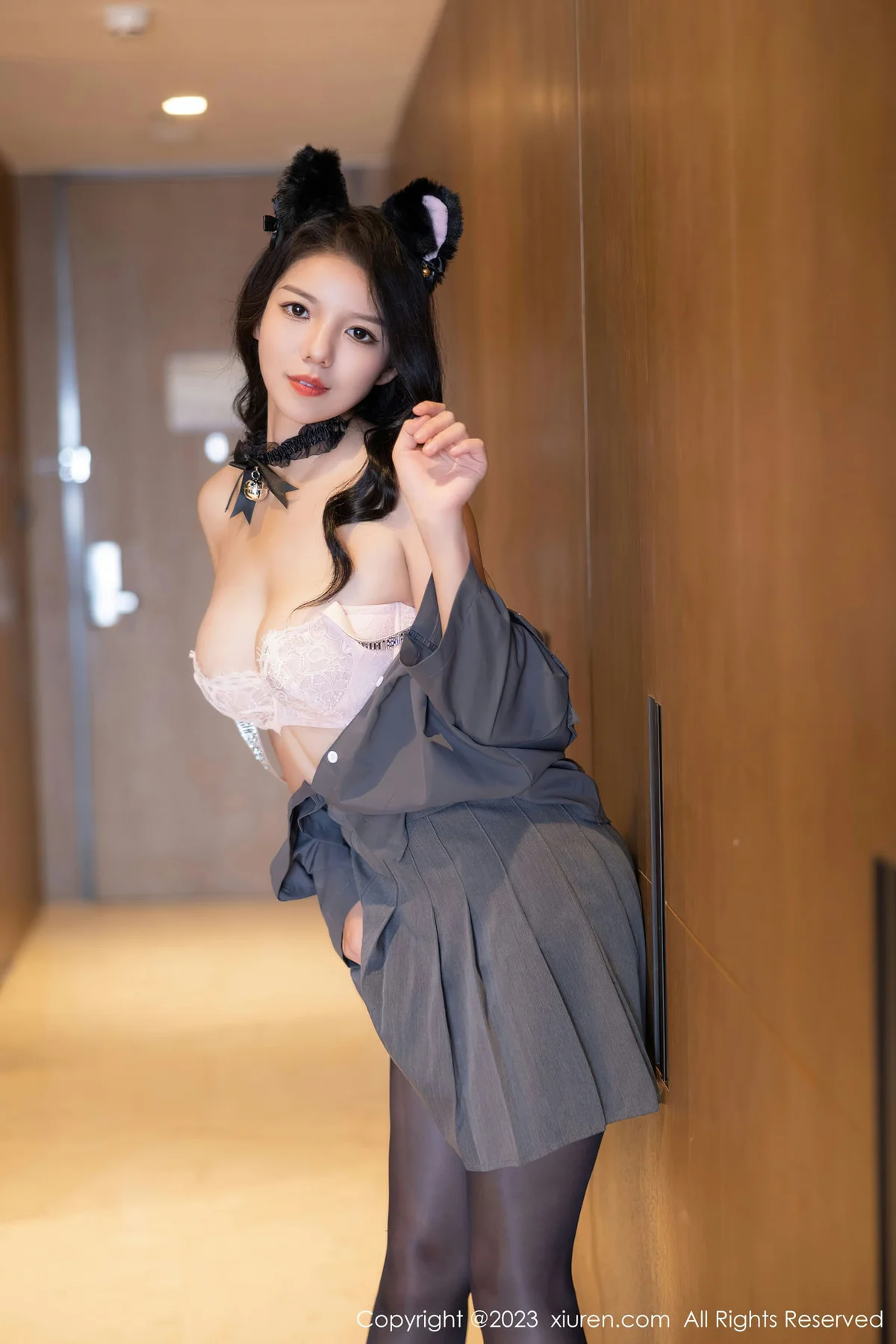 XiuRen 秀人 No.7238  大美妞儿 白色蕾丝内衣性感写真3 - 10