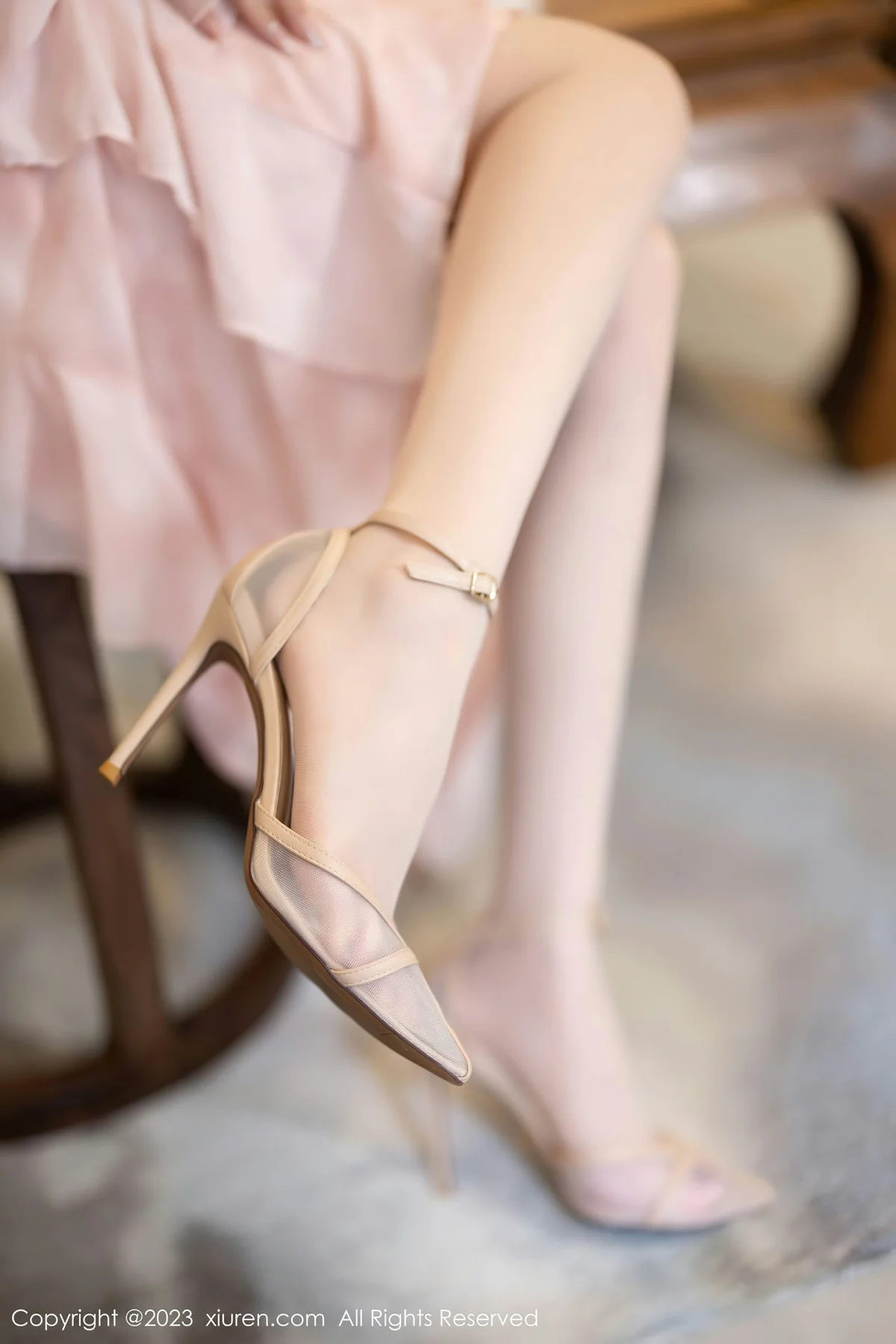 XiuRen 秀人 No.7263  林星阑 诱人粉色丝袜安吉旅拍3 - 7