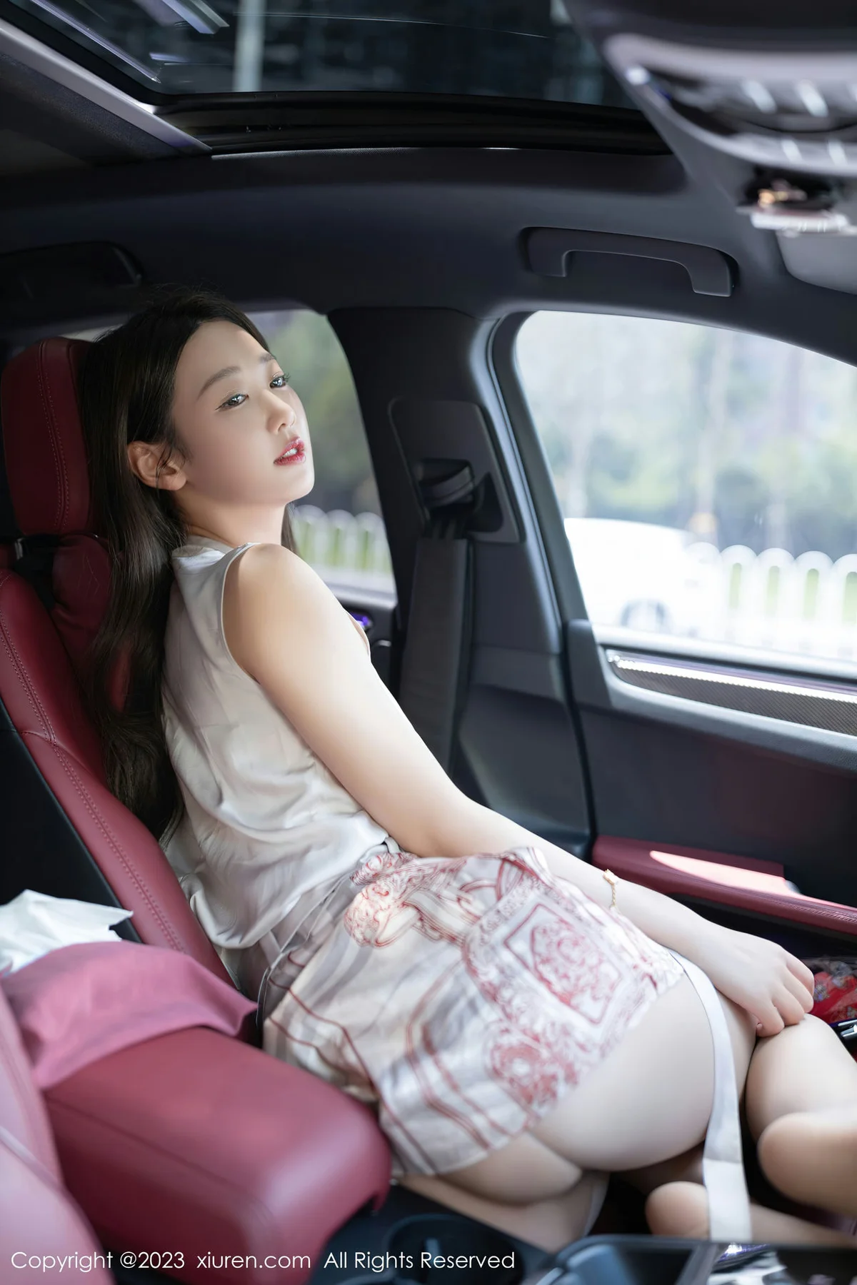 XiuRen 秀人 No.7264  唐安琪 粉色蕾丝内衣珠三角旅拍 - 7