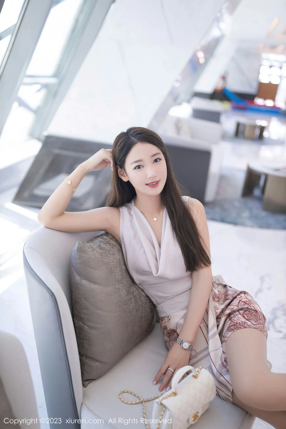 XiuRen 秀人 No.7264  唐安琪 粉色蕾丝内衣珠三角旅拍 - 3