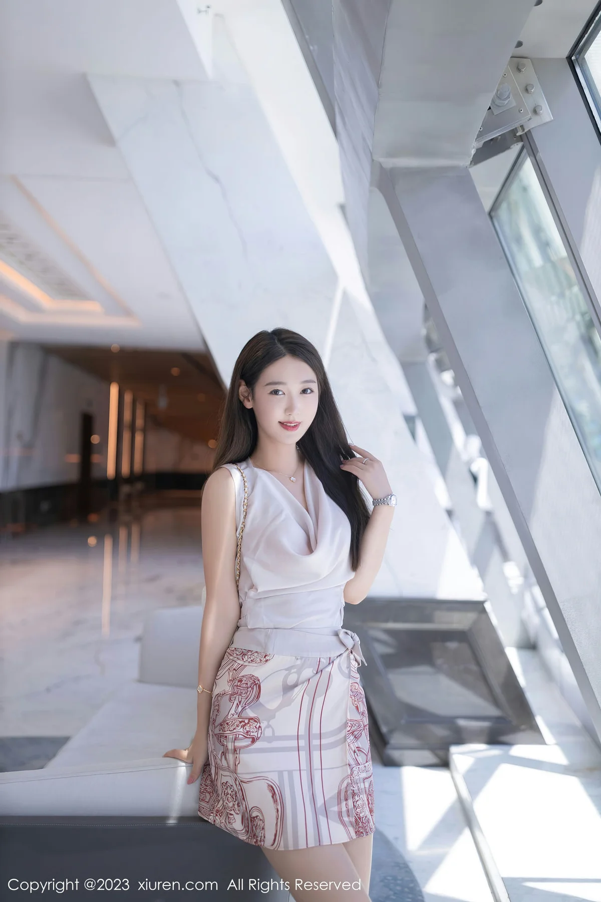 XiuRen 秀人 No.7264  唐安琪 粉色蕾丝内衣珠三角旅拍 - 4