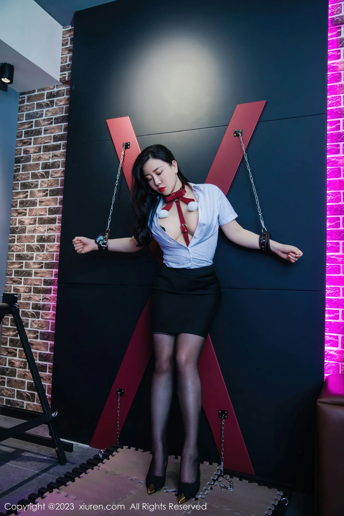 XiuRen 秀人 No.7267  王婉悠Queen 魅惑黑丝性感写真3 - 7