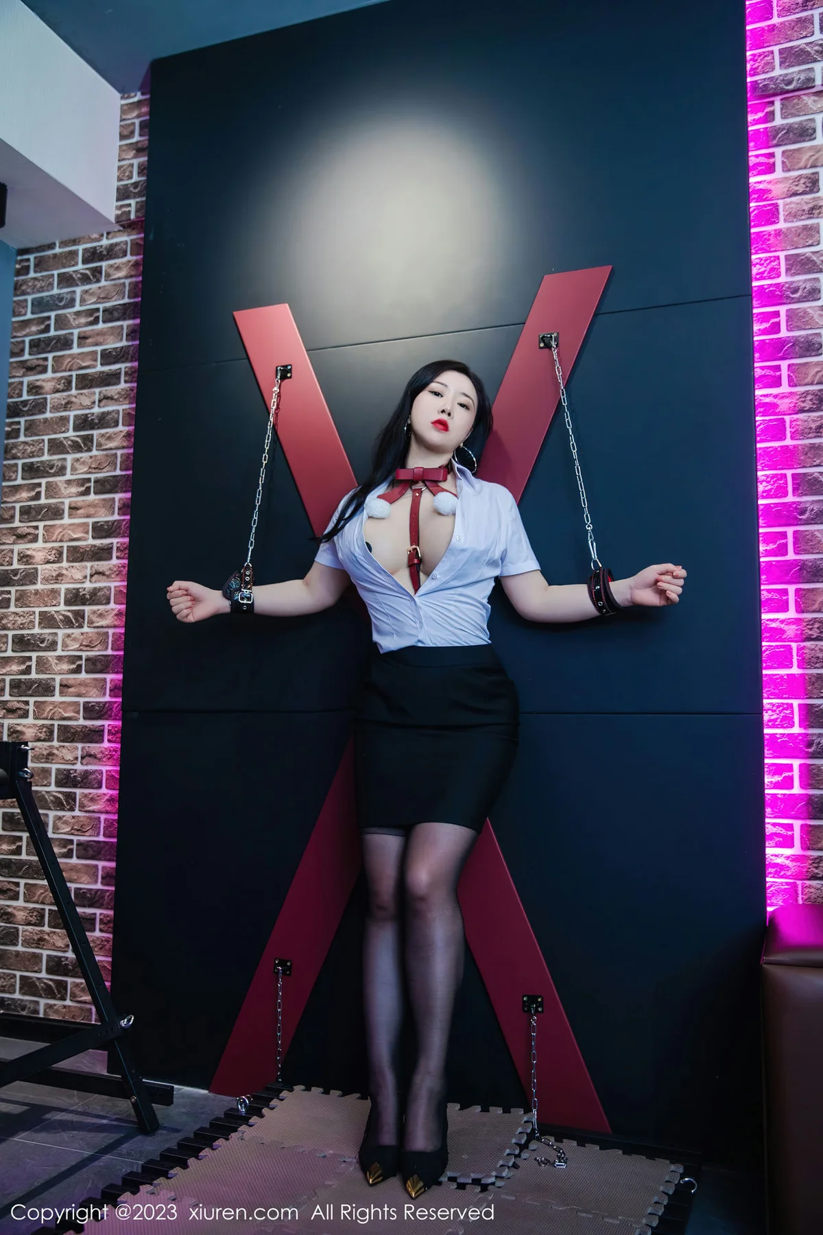 XiuRen 秀人 No.7267  王婉悠Queen 魅惑黑丝性感写真3 - 8