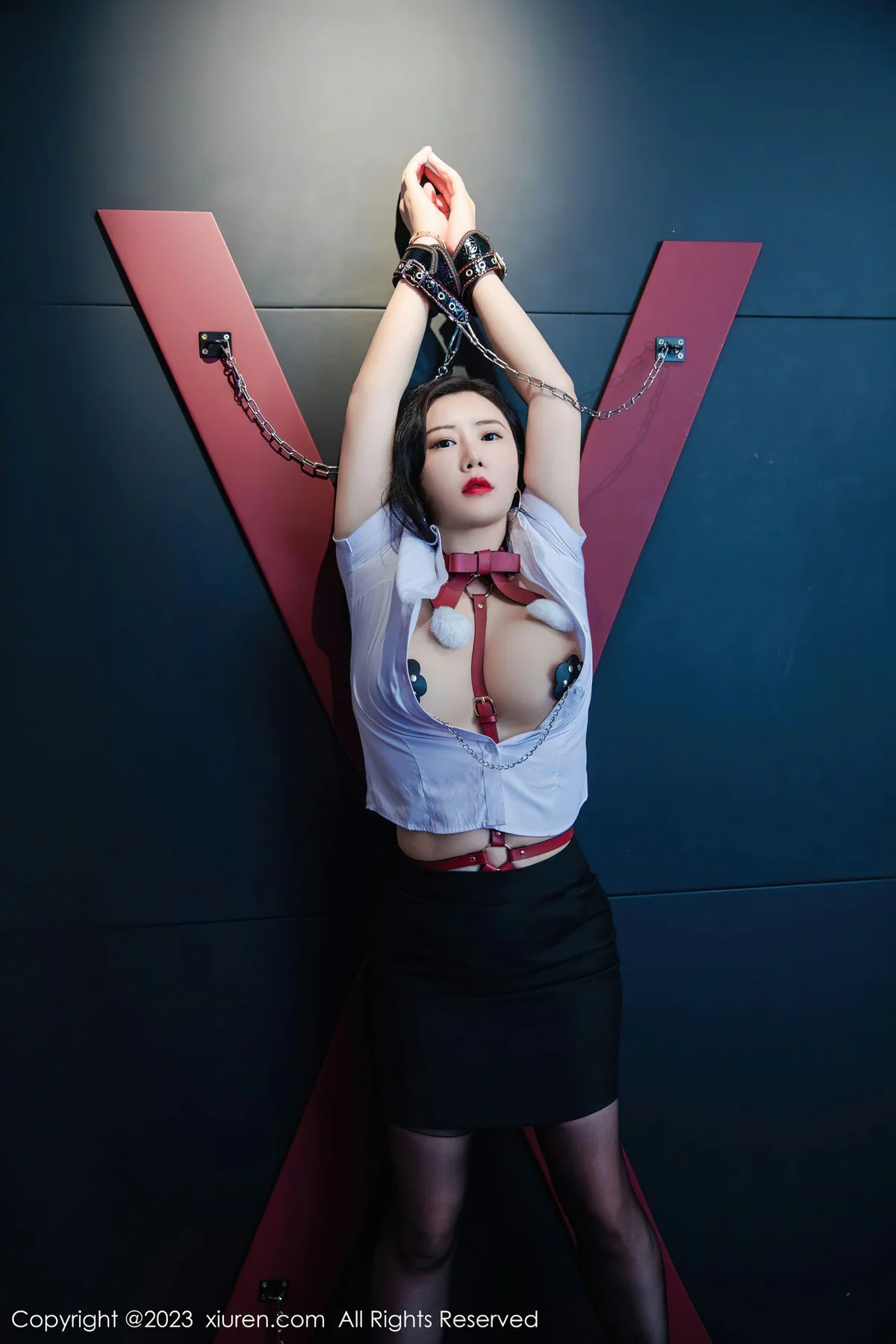 XiuRen 秀人 No.7267  王婉悠Queen 魅惑黑丝性感写真3 - 8