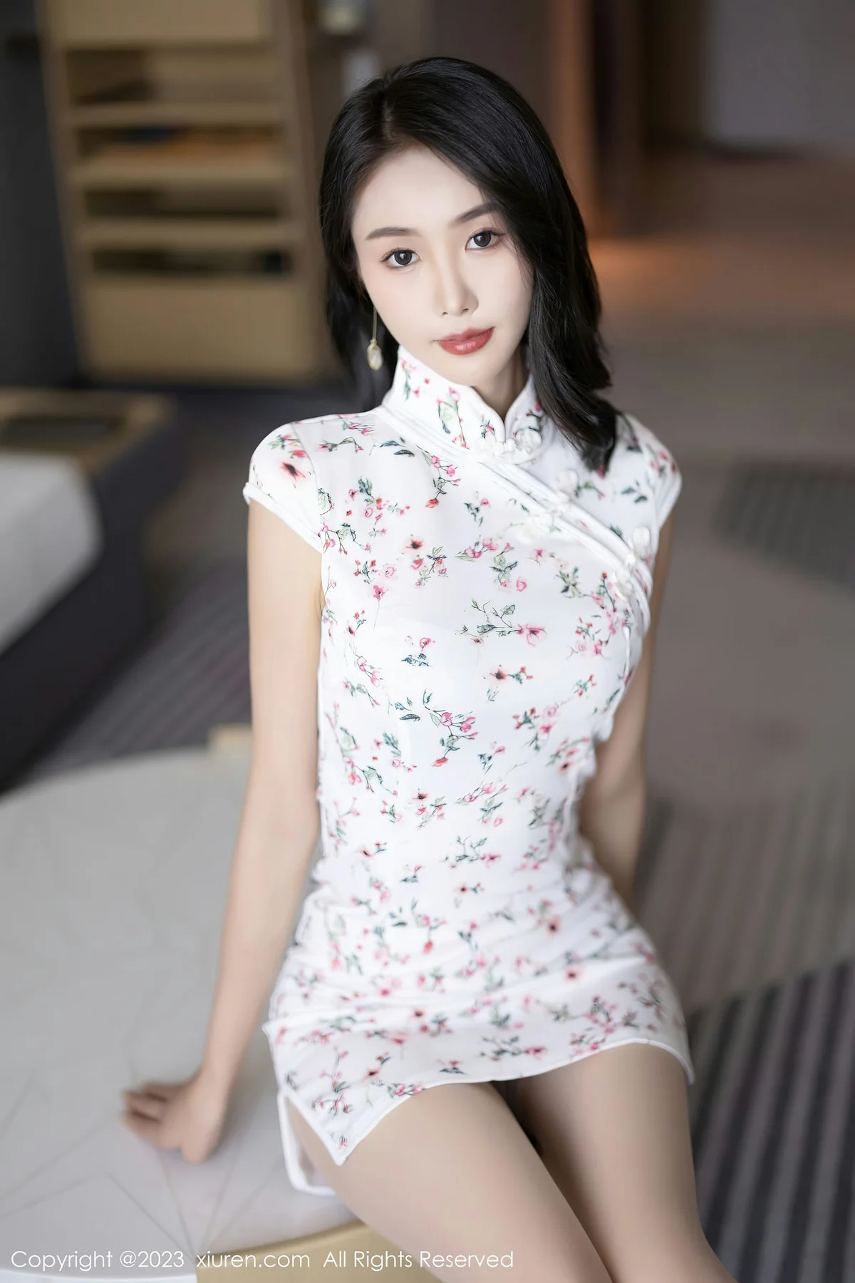 XiuRen 秀人 No.7279  苏苏阿 图案旗袍服饰性感写真22 - 5
