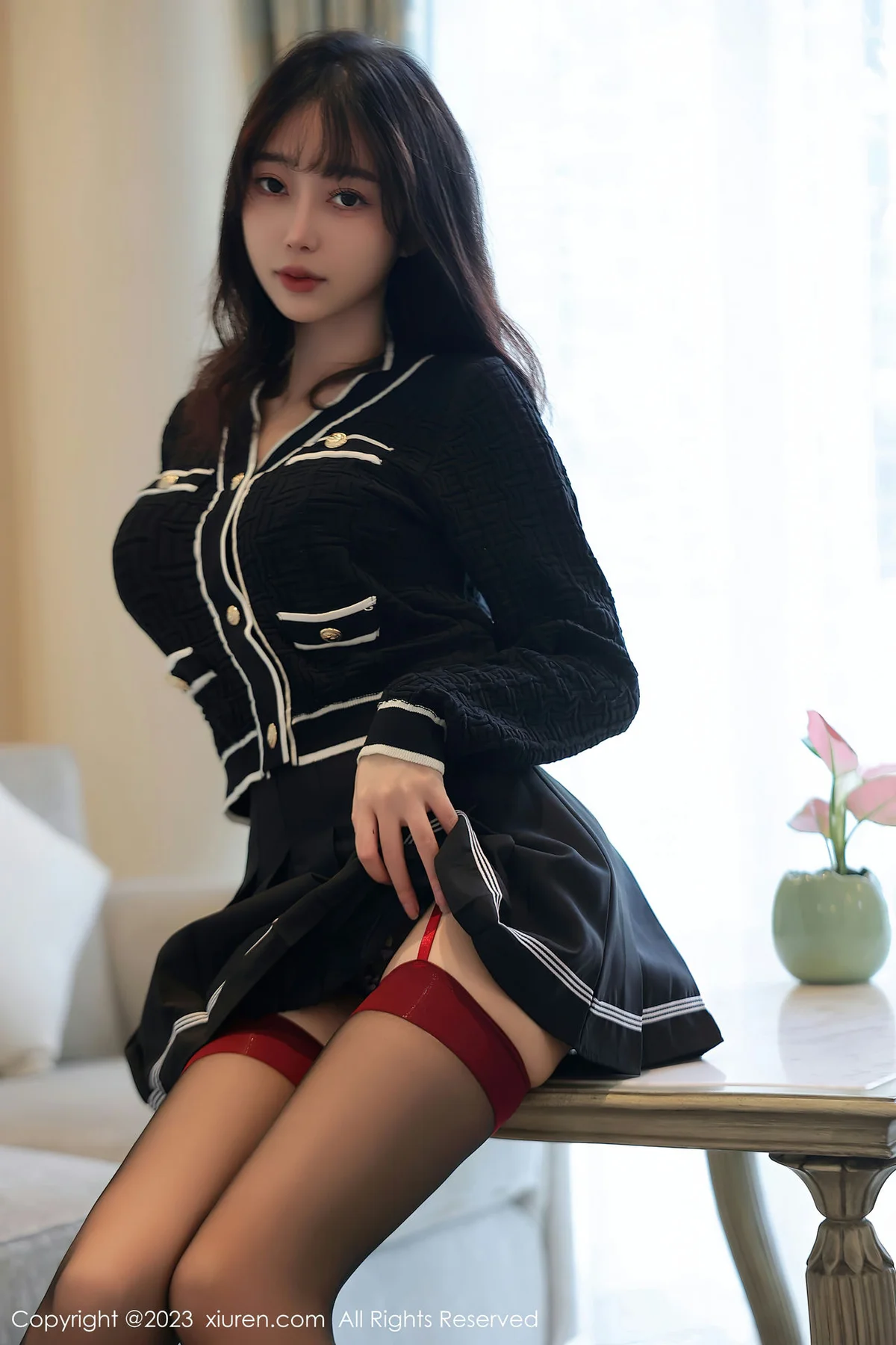 XiuRen 秀人 No.7287  玥儿玥er 薄纱内衣杭州旅拍 - 10