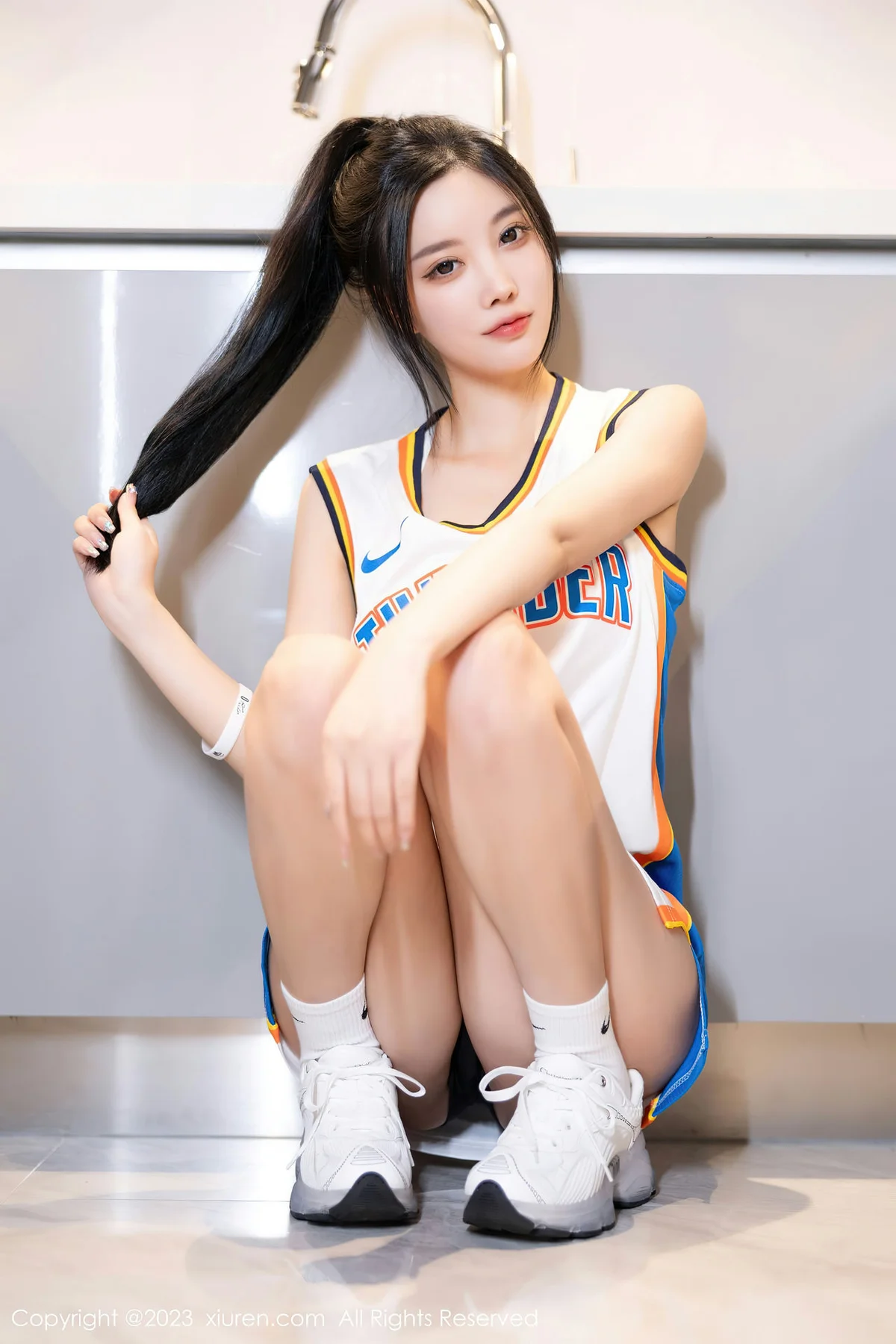 XiuRen 秀人 No.7304  杨晨晨Yome 白色运动服浙江安吉旅拍 - 6