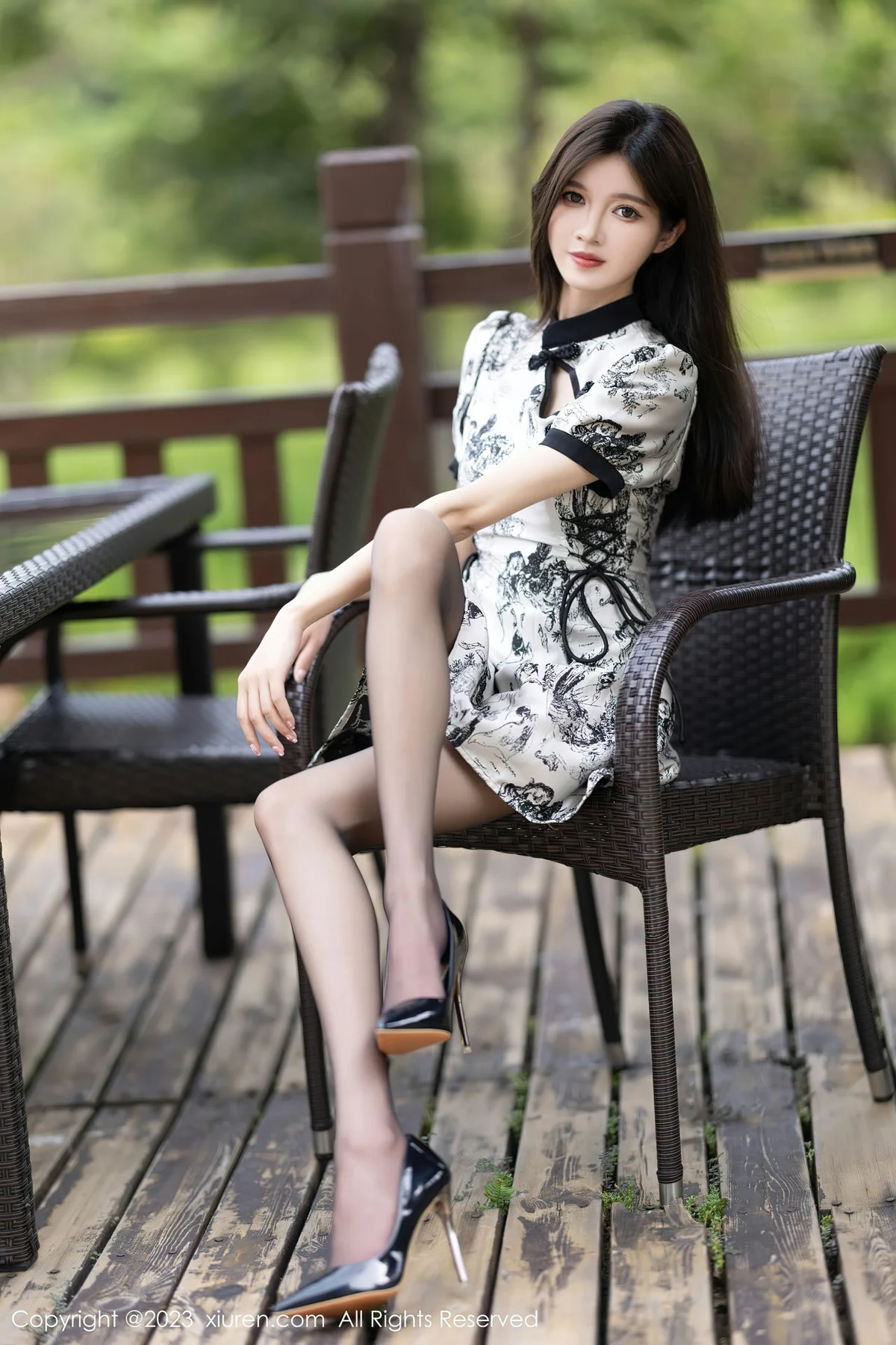 XiuRen 秀人 No.7320  程程程- 香肩蕾丝内衣安吉旅拍22 - 2