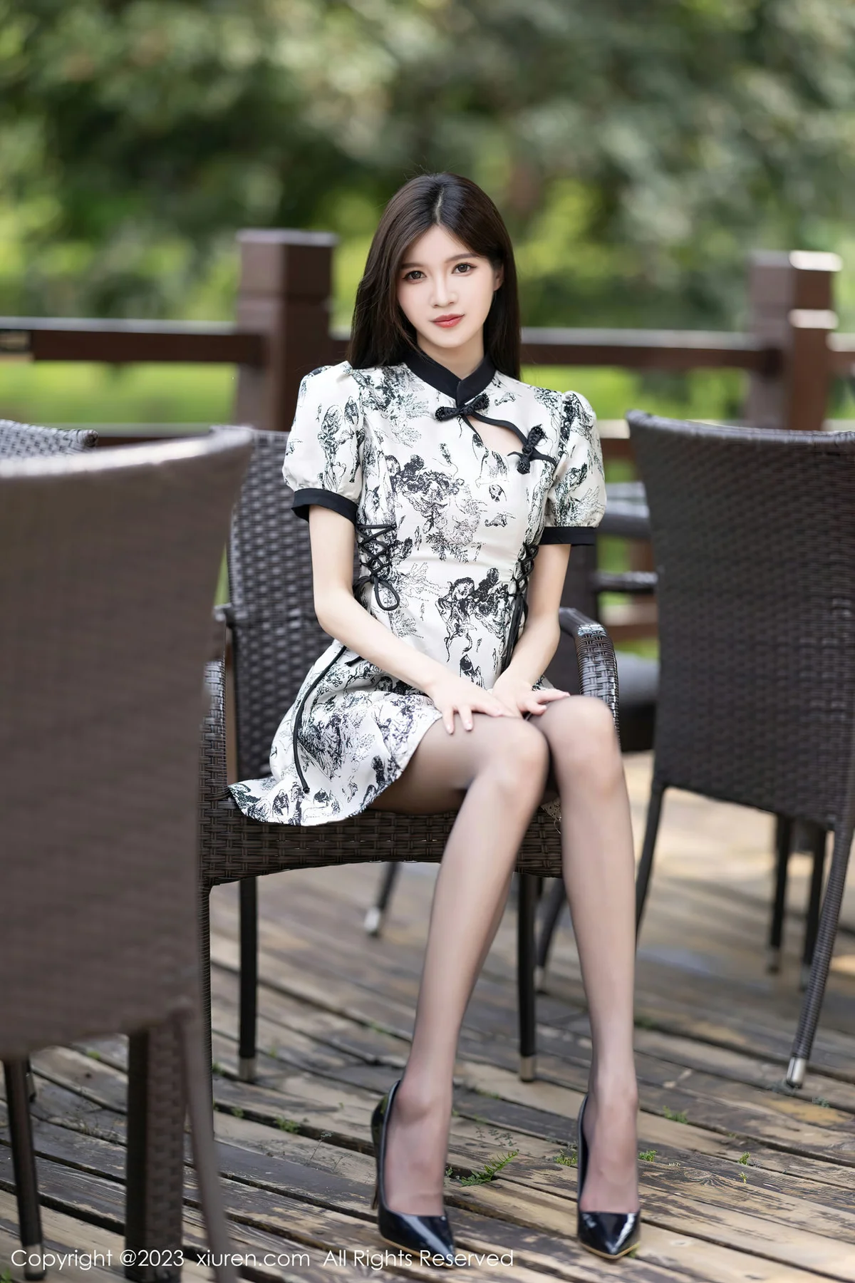 XiuRen 秀人 No.7320  程程程- 香肩蕾丝内衣安吉旅拍22 - 3