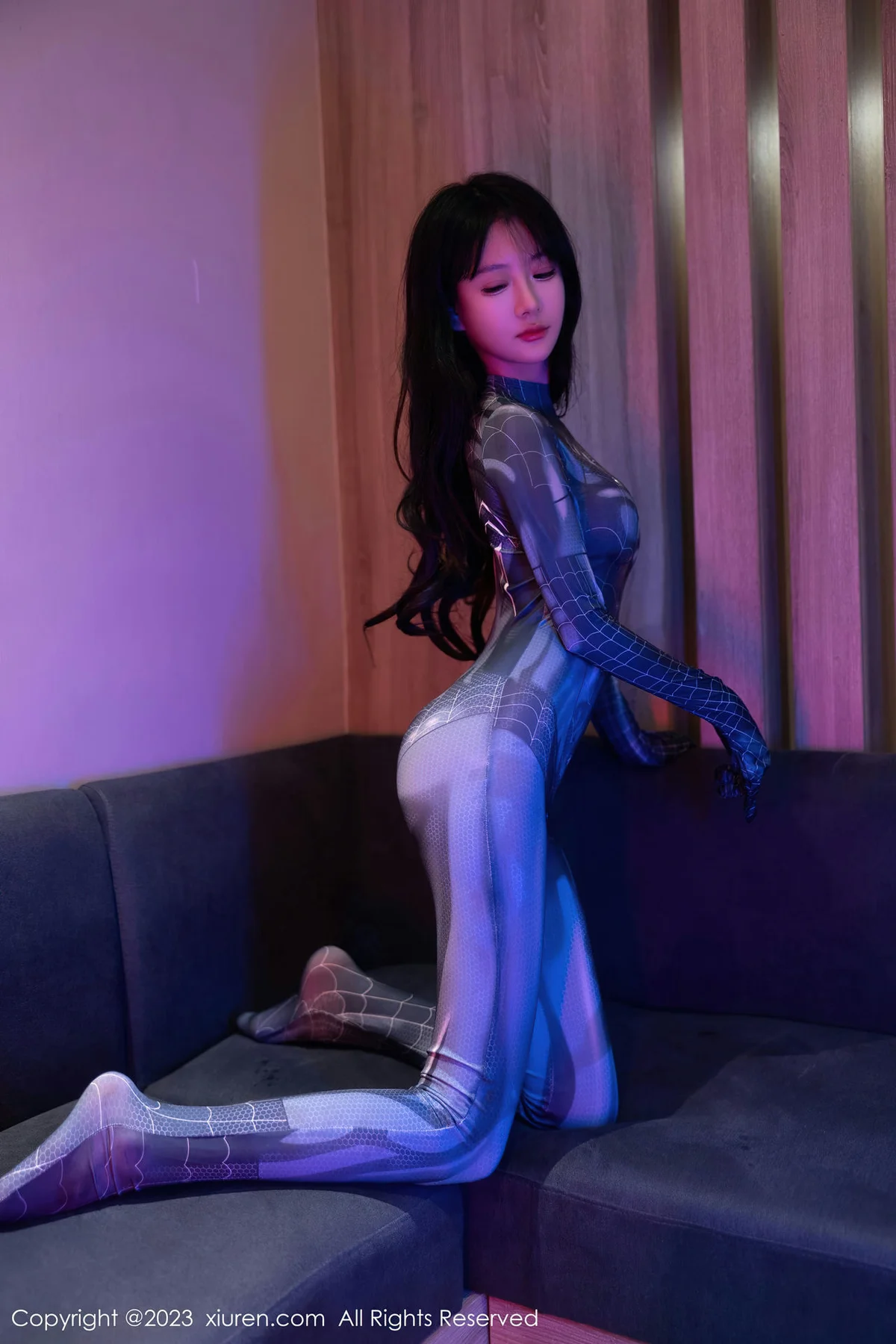 XiuRen 秀人 No.7326  幼幼 灰色蜘蛛侠性感写真11 - 10