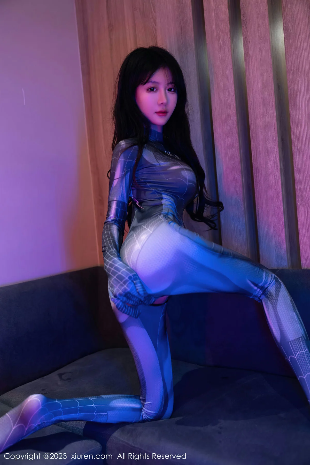 XiuRen 秀人 No.7326  幼幼 灰色蜘蛛侠性感写真11 - 4