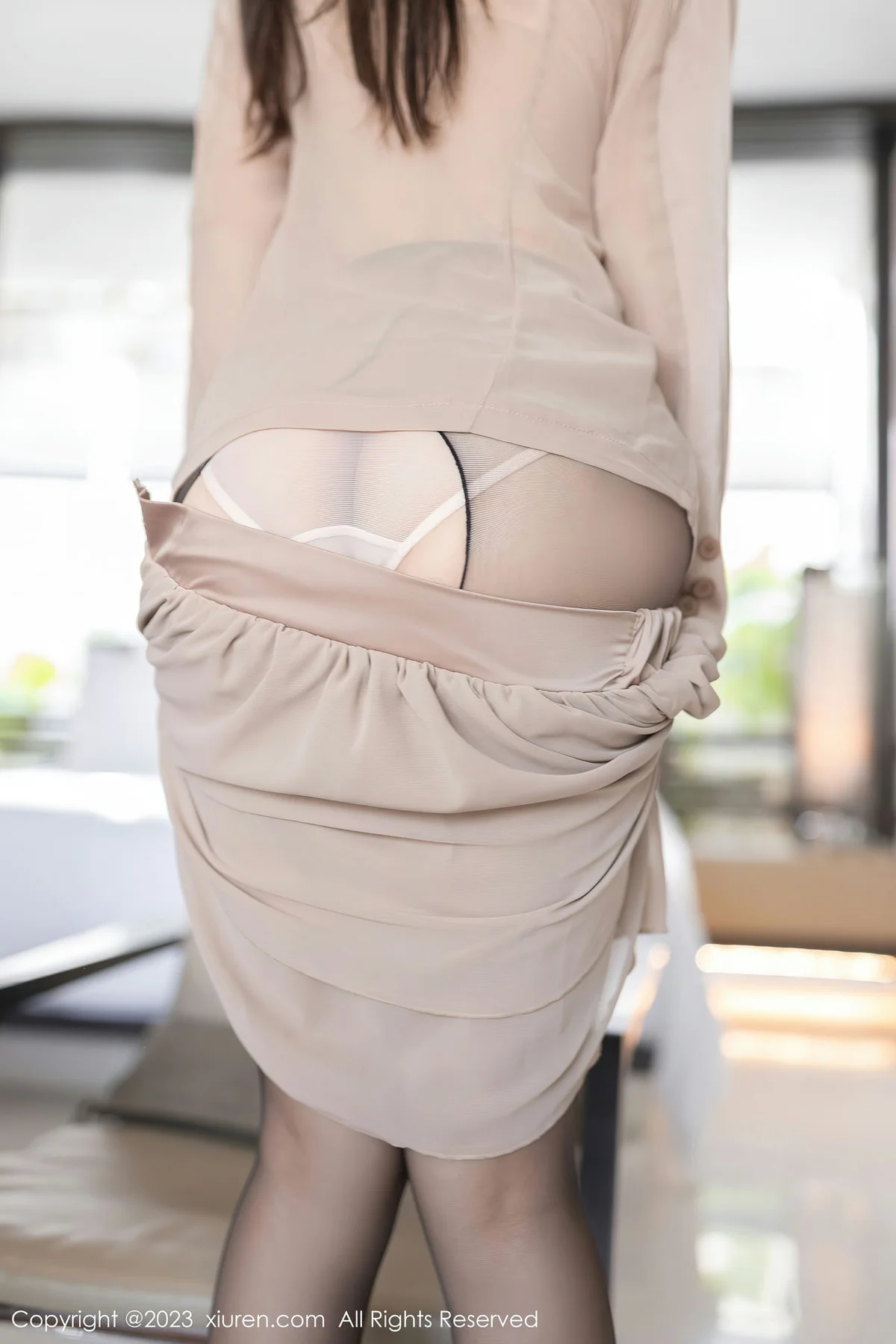 XiuRen 秀人 No.7333  唐安琪 淡紫色内衣巴厘岛旅拍111 - 2