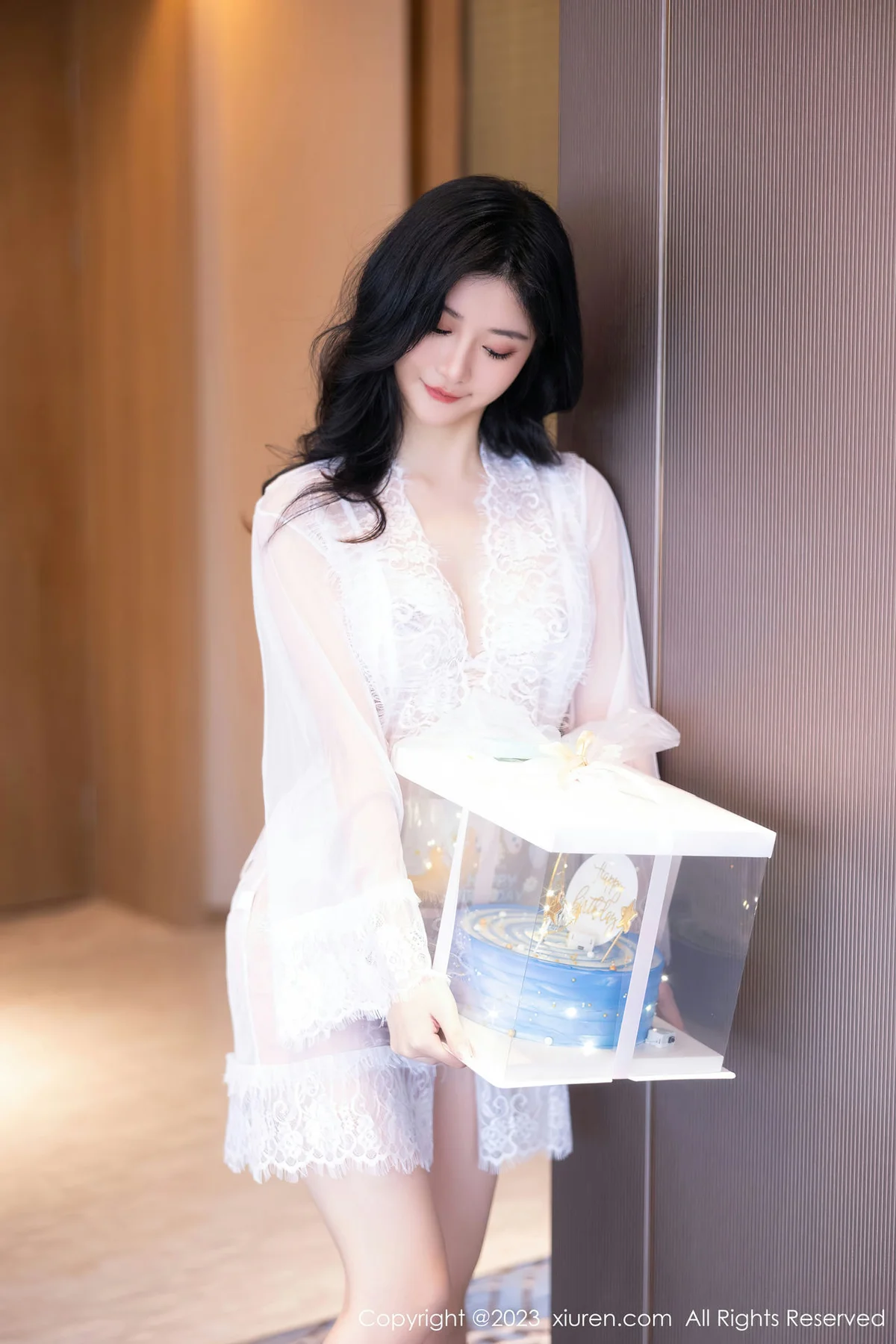 XiuRen 秀人 No.7348  幼幼 白色网纱性感写真11 - 1