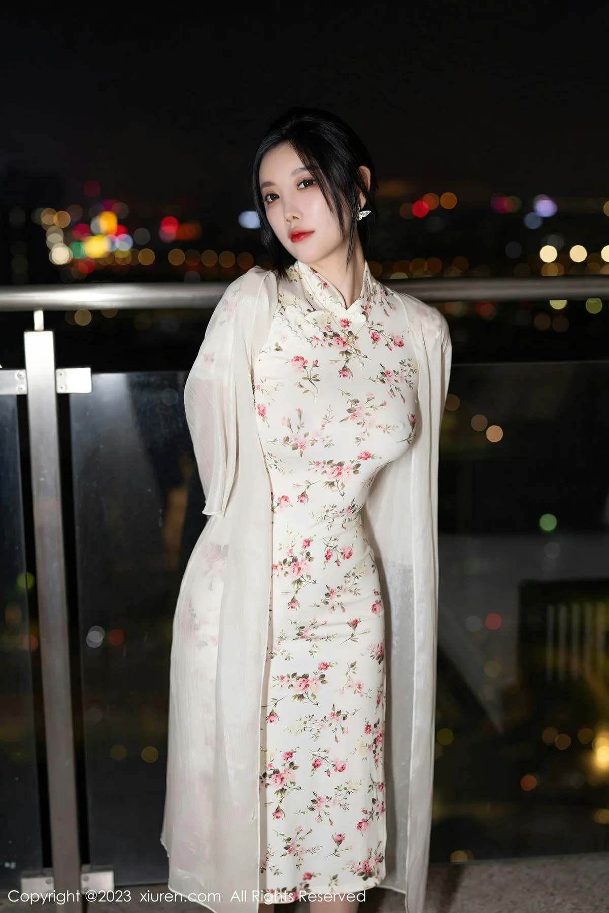 XiuRen 秀人 No.7363  杨晨晨Yome 长款旗袍浙江安吉旅拍11 - 1