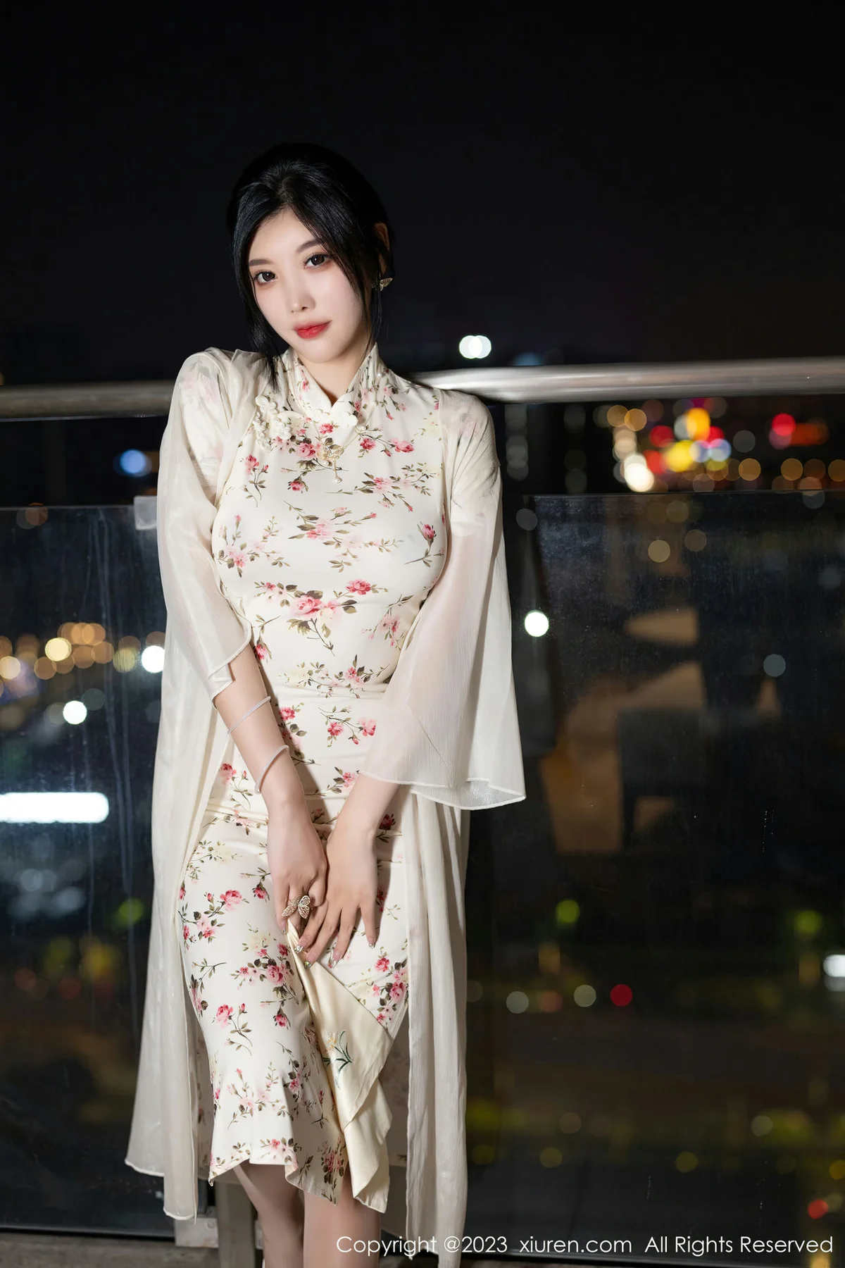 XiuRen 秀人 No.7363  杨晨晨Yome 长款旗袍浙江安吉旅拍11 - 5