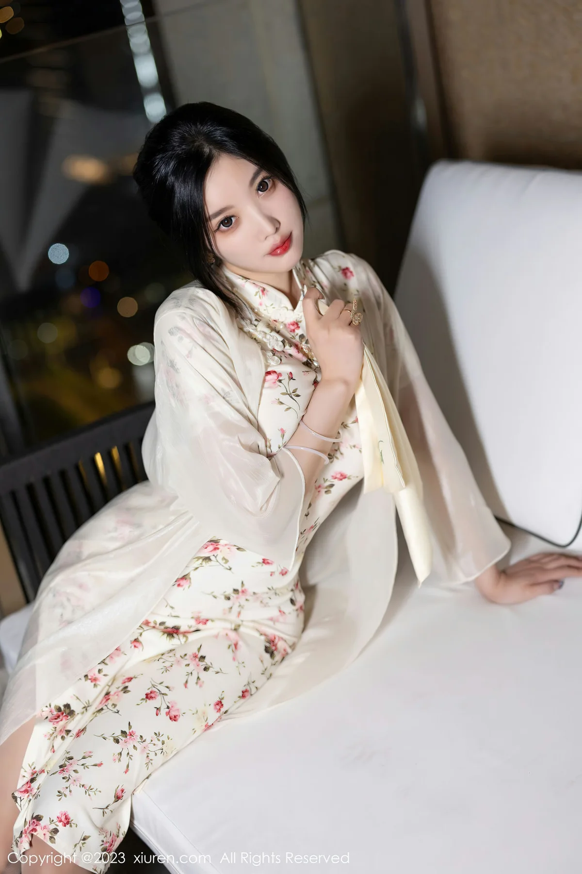 XiuRen 秀人 No.7363  杨晨晨Yome 长款旗袍浙江安吉旅拍11 - 7