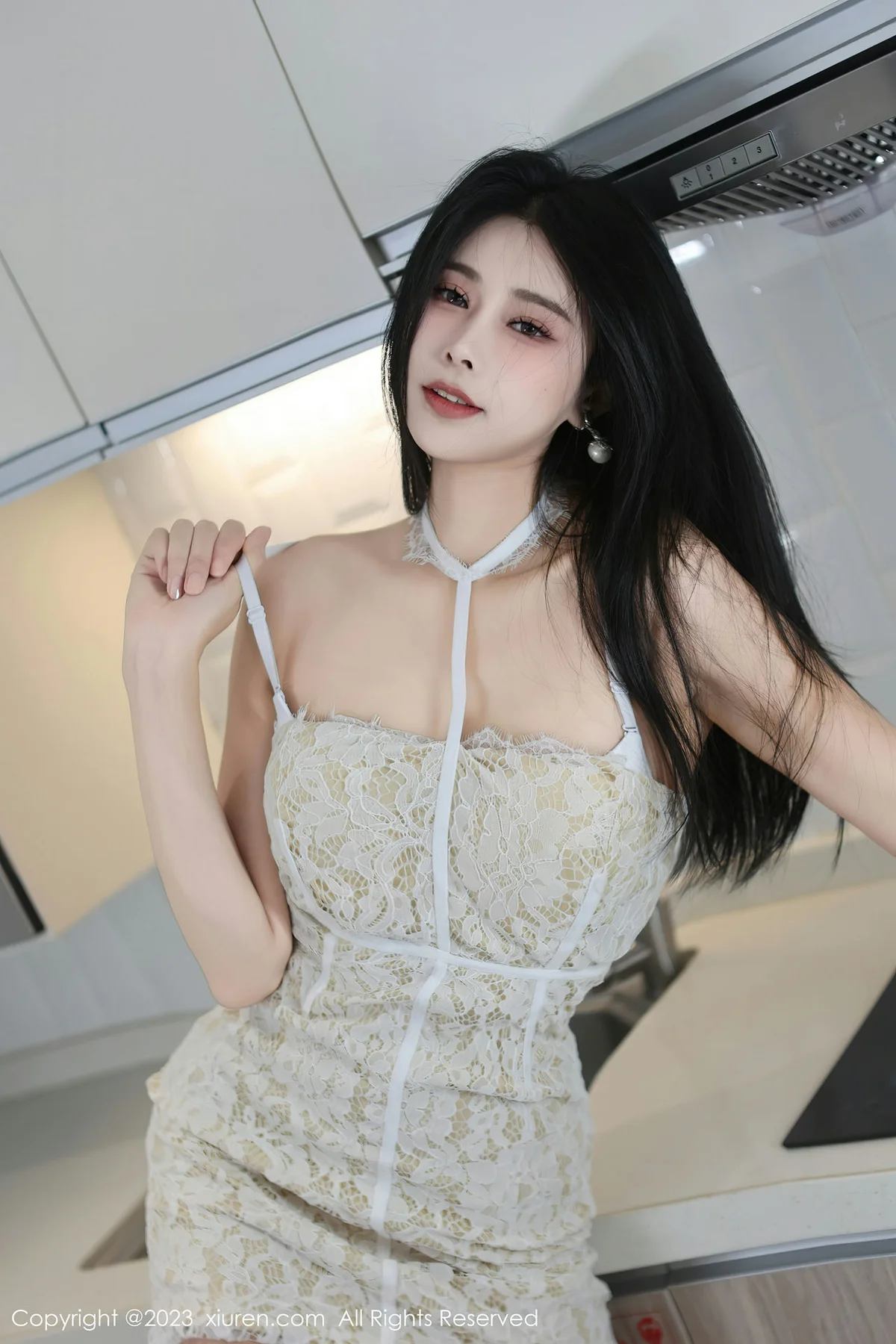 XiuRen 秀人 No.7391  草莓mm 吊带短裙性感写真1 - 9