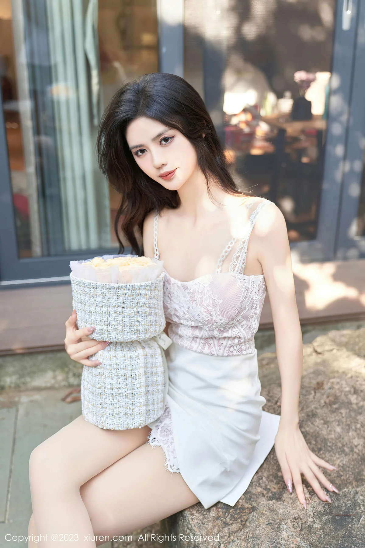 XiuRen 秀人 No.7415  浅浅Danny 浅粉色上衣性感写真3 - 2