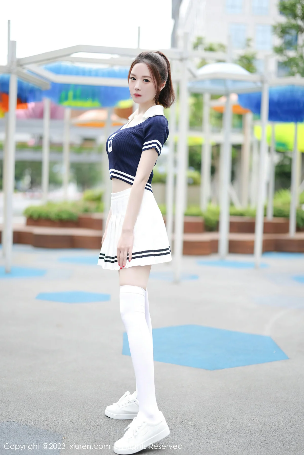 XiuRen 秀人 No.7416  梦心玥 运动服饰穿搭安吉旅拍3 - 1