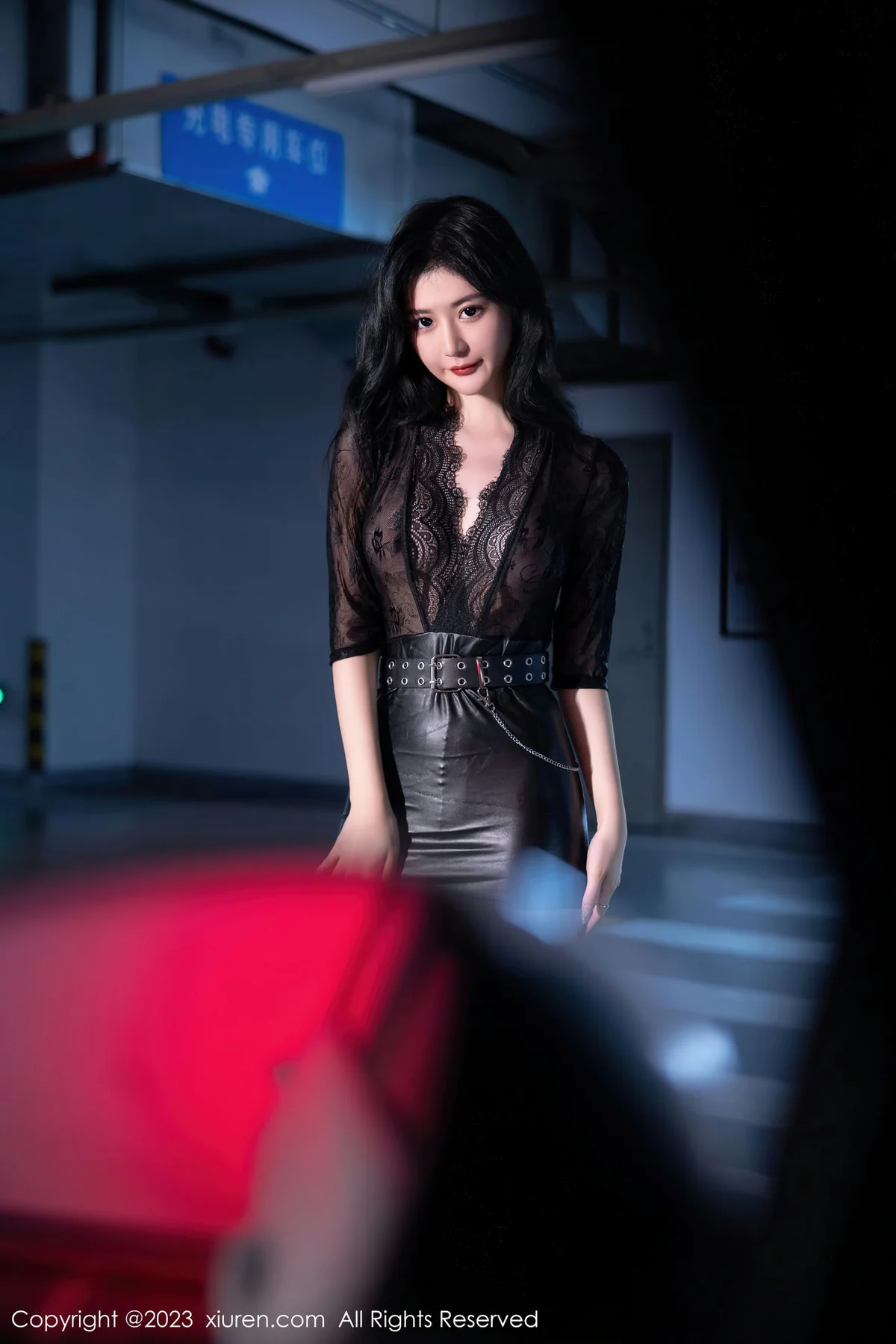 XiuRen 秀人 No.7431 幼幼 黑色薄纱性感写真111 - 4