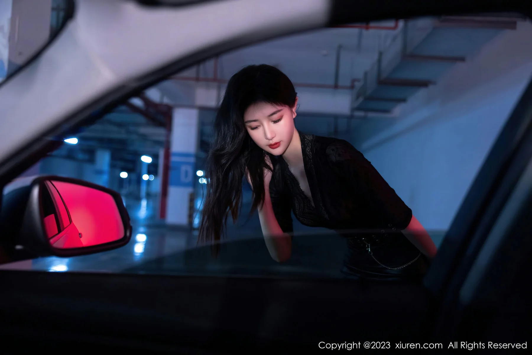 XiuRen 秀人 No.7431 幼幼 黑色薄纱性感写真111 - 6