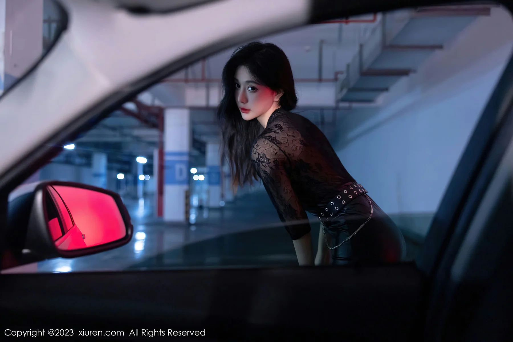 XiuRen 秀人 No.7431 幼幼 黑色薄纱性感写真111 - 7