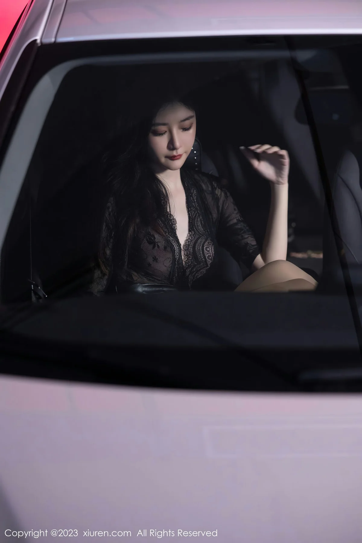 XiuRen 秀人 No.7431 幼幼 黑色薄纱性感写真111 - 1